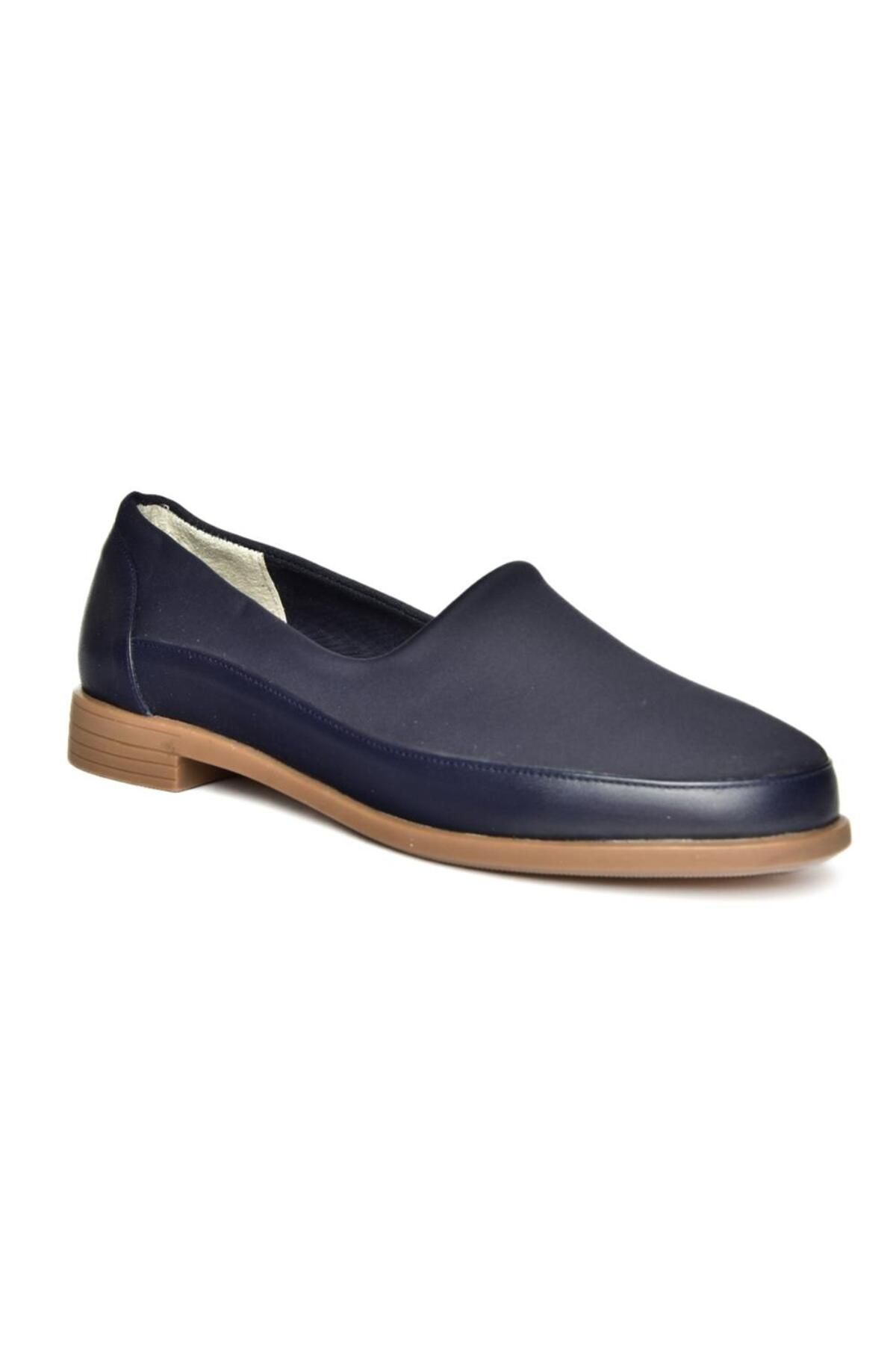 Navy flat shoes discount