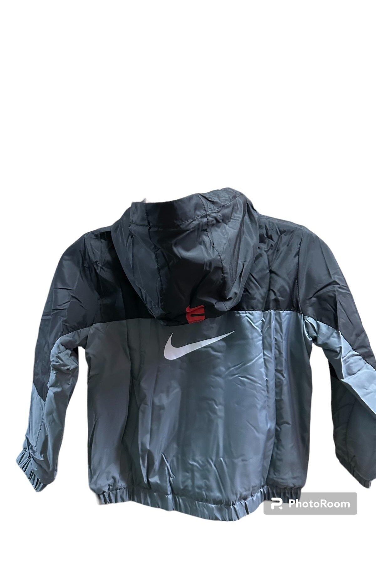 Nike Jacket Gray Boxy Trendyol