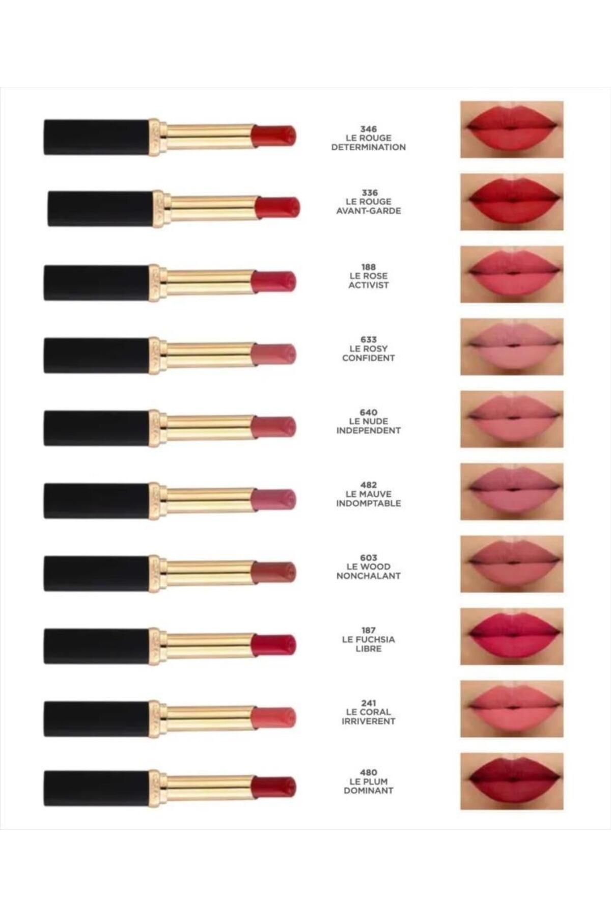 L'Oreal Paris-Loreal Paris Color Riche Intense Volume Matte Lips and Matte Eyeliner Makeup Set 188 5