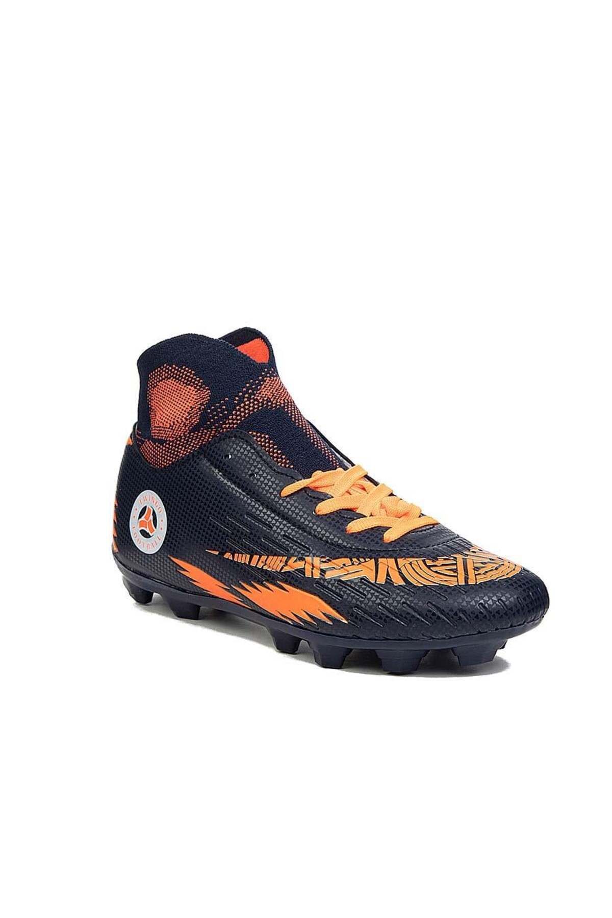 Navy and clearance orange turf shoes