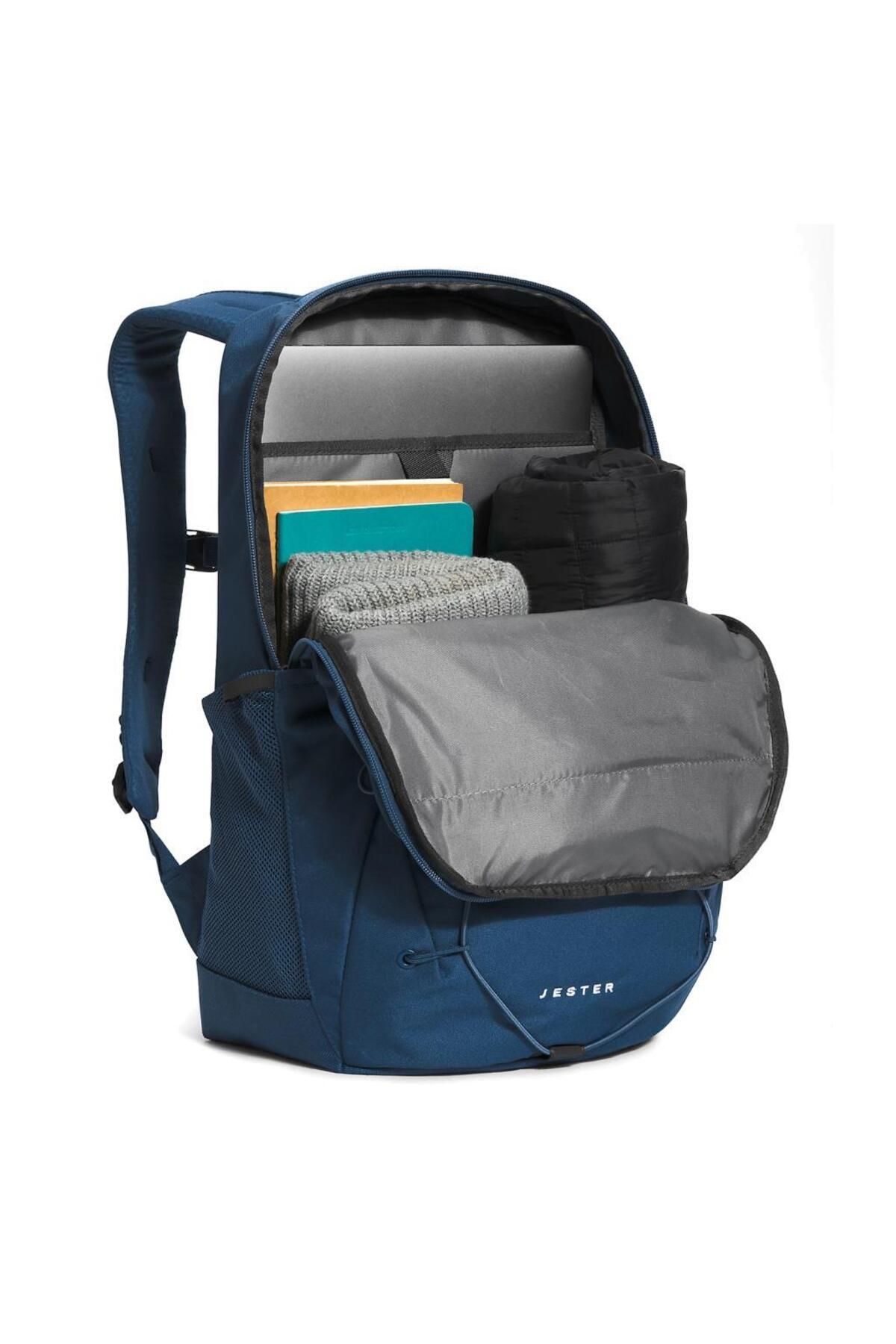 North face jester backpack navy top blue