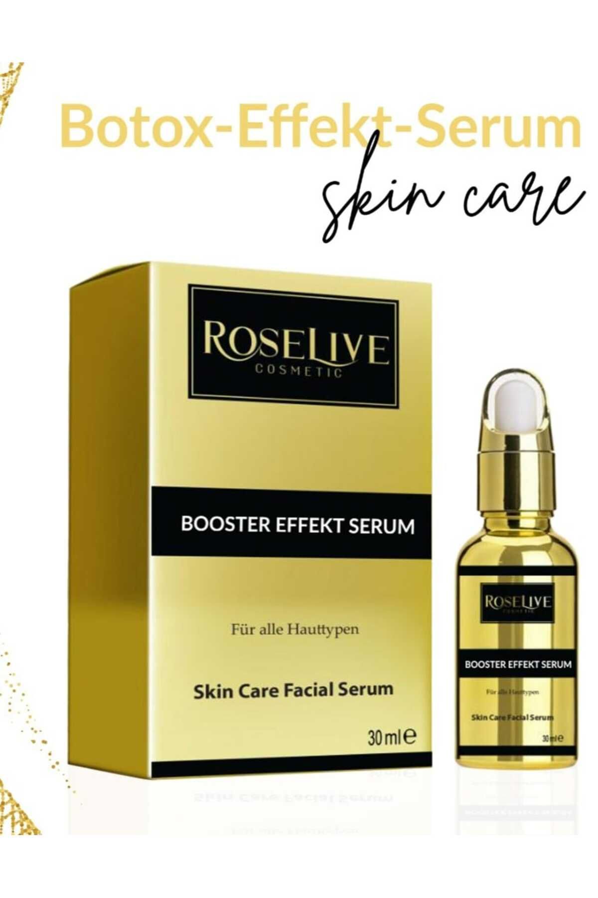 سرم بوتاکس افکت ضد پیری و سرم کلاژن سازی و سفت کننده Roselive