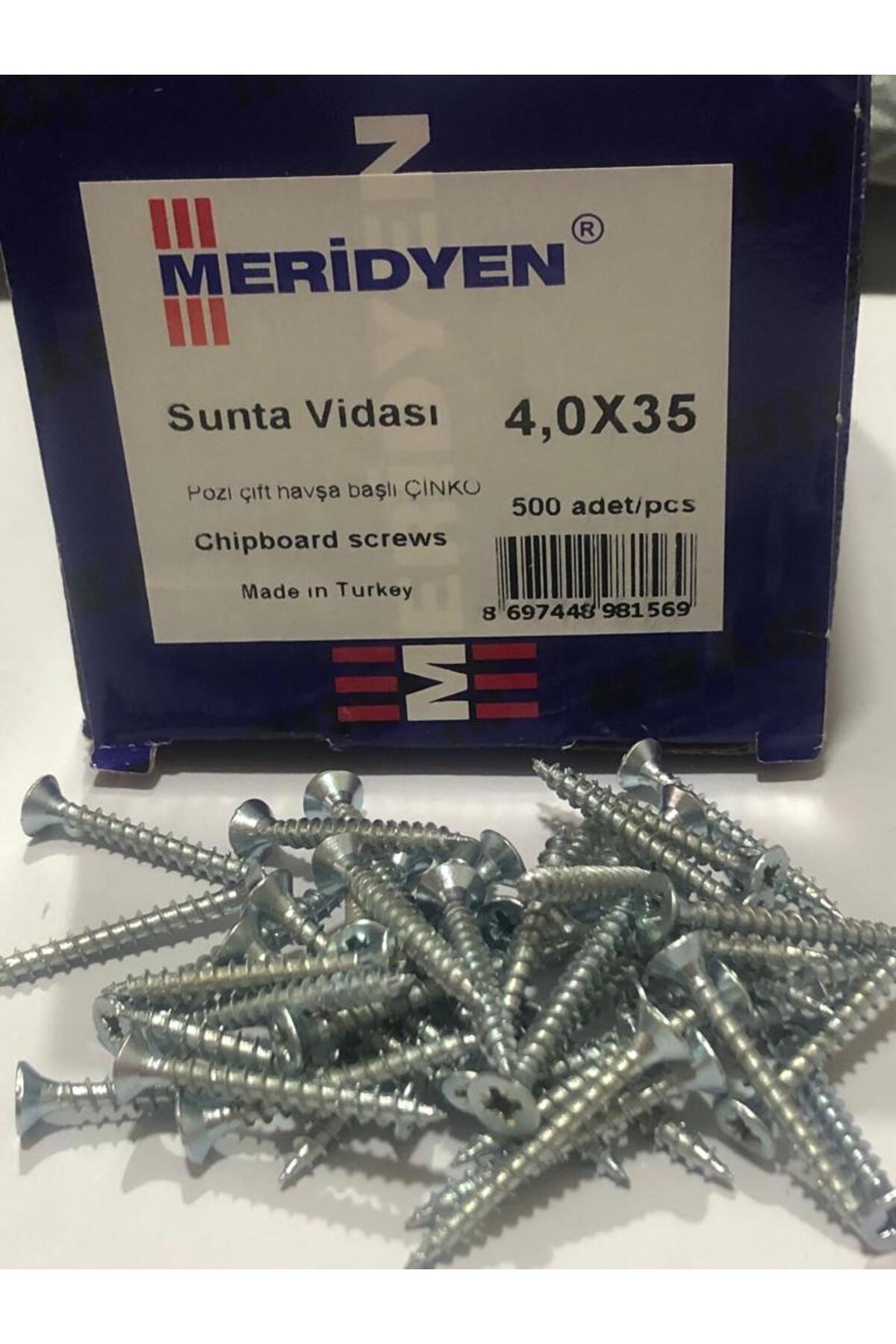 Meridyen MERİDYEN SUNTA VİDASI 4,0*35 (50 ADET)