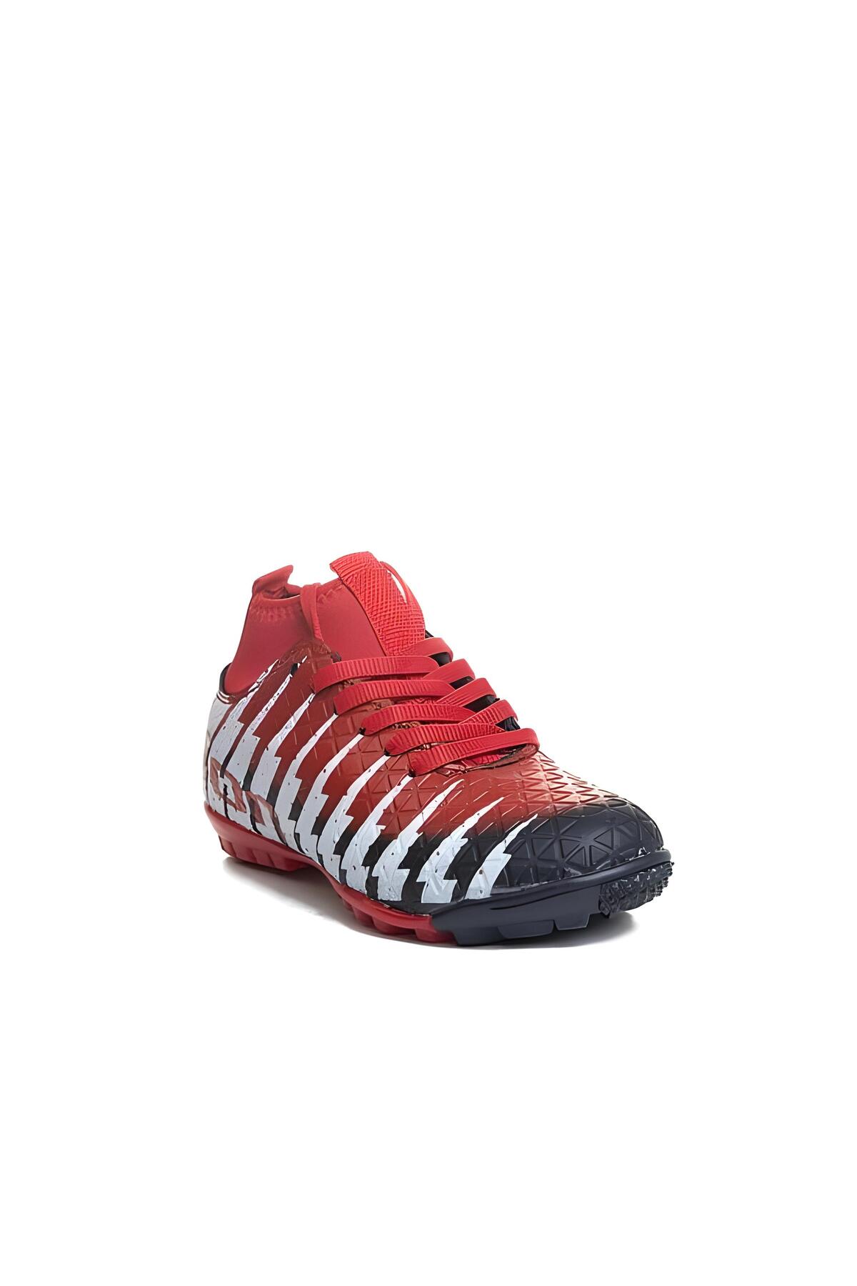 کفش Lion فوتبال LİON 1453 Astroturf BLACK_RED اورجینال - تصویر 1