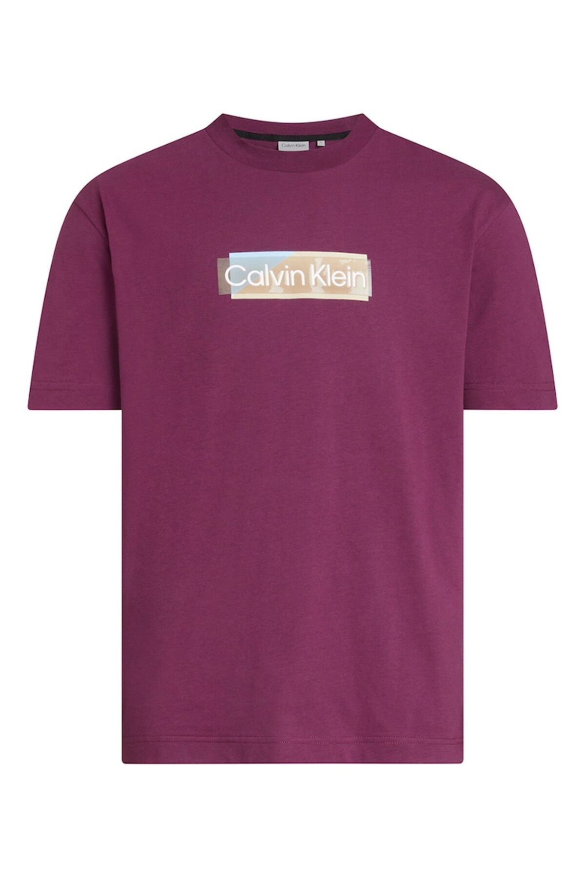 Calvin klein sale t shirt bordeaux