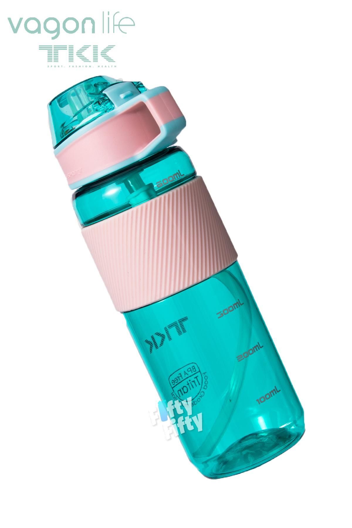 Vagonlife-TKK 700 ML Thick Non-Bite Straw Bpa-Free Tritan Water Flask with Carrying Handle FFTKK1003-700ML 3