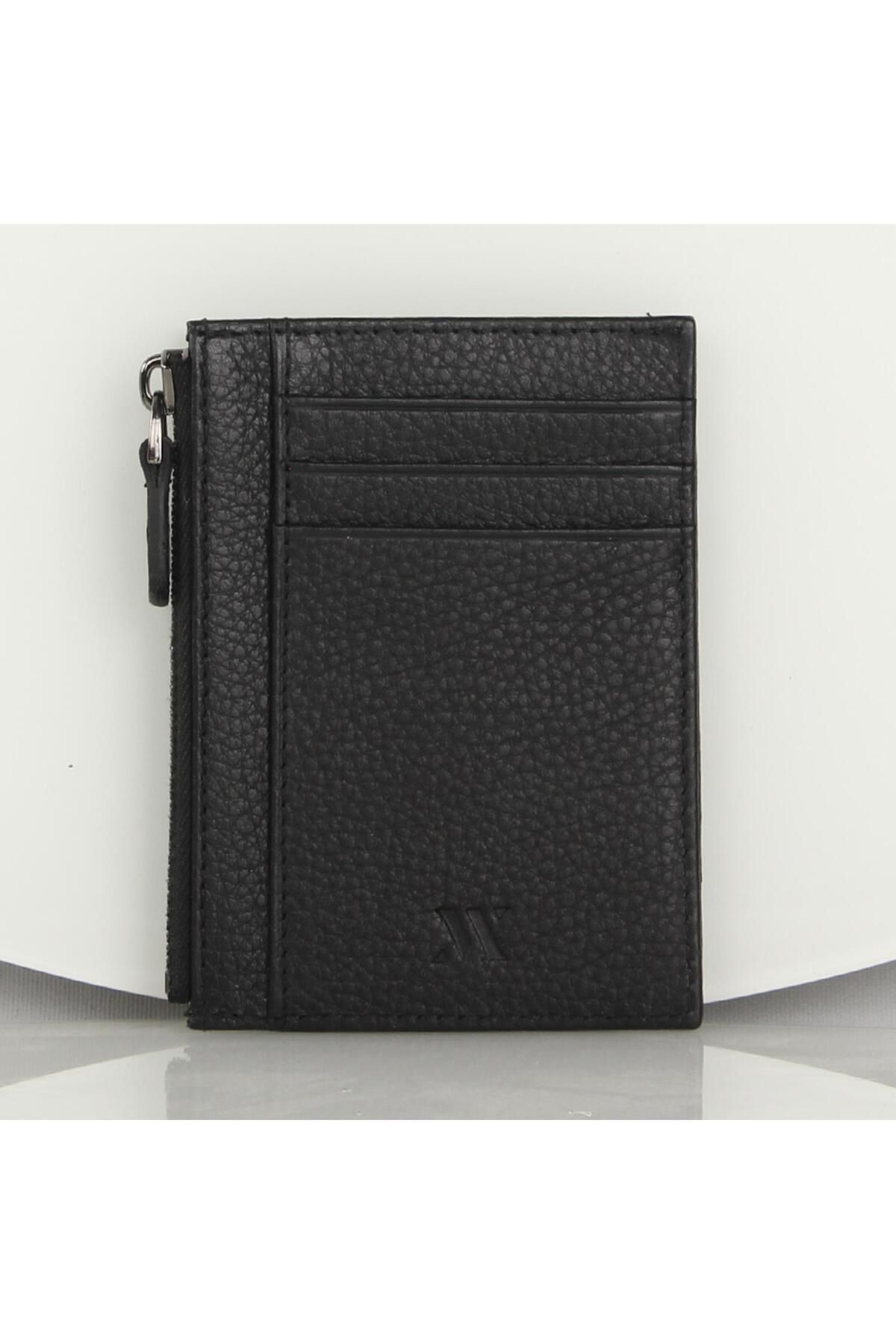 My Valice-Unisex Genuine Leather Wallet and Card Holder 1823 Black 2