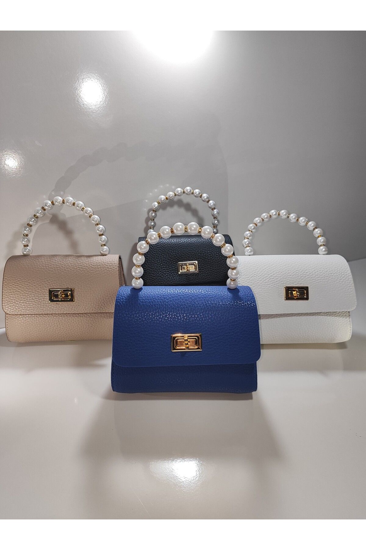 ANTA Handbag White Plain Trendyol