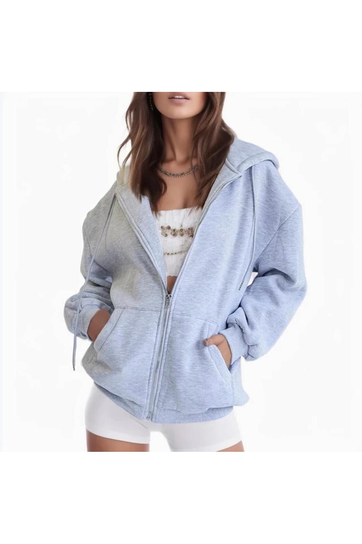 Sweatshirt jacket sale plus size