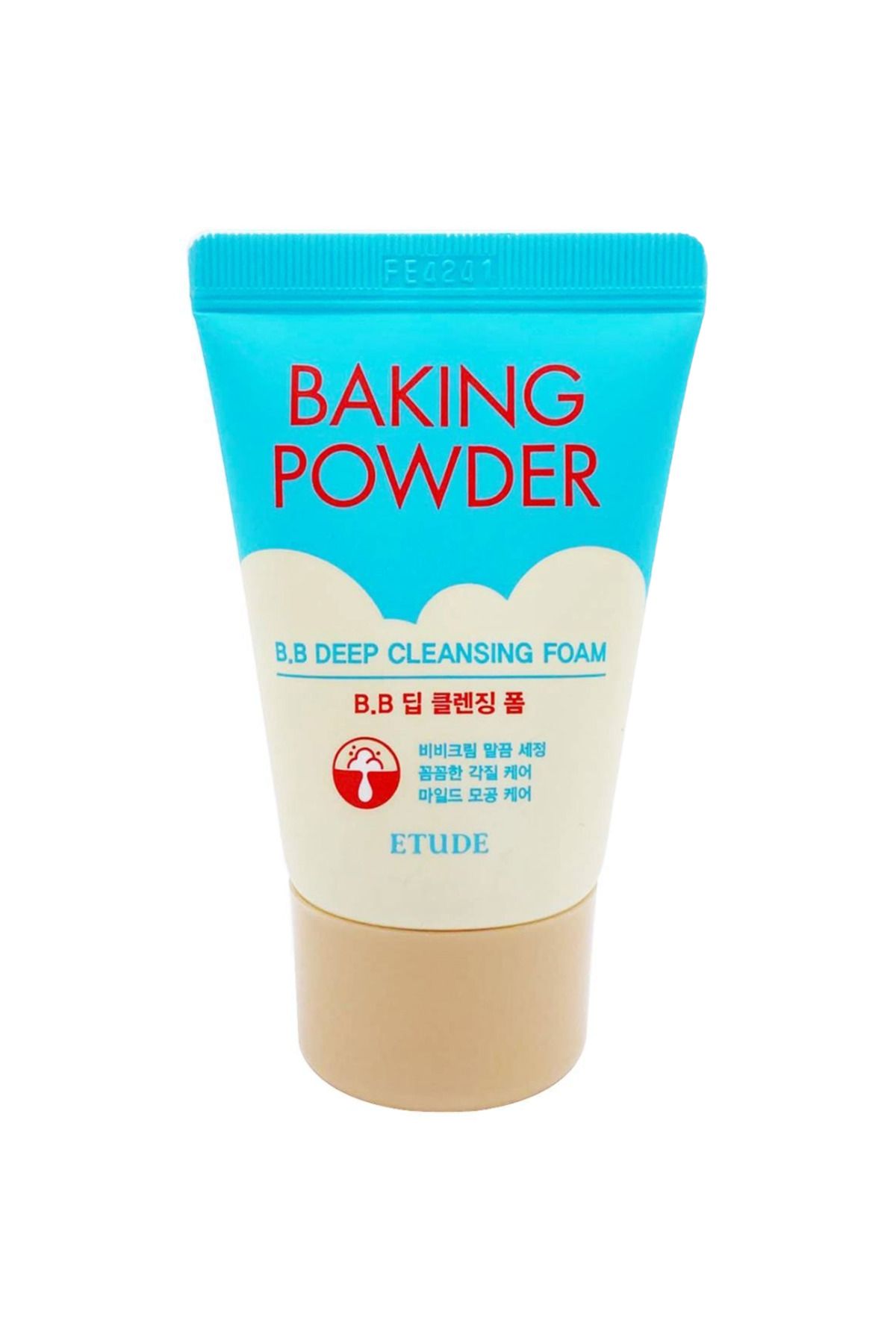 Корейская пенка для лица. Etude House BB Deep Cleansing Foam. Пенка для умывания Etude House Baking Powder BB Deep Cleansing Foam. [Etude House] Baking Powder b.b Deep Cleansing Foam - пенка для умывания, 30 мл. Etude House Baking Powder b.b. Deep Cleansing Foam, 160 мл.