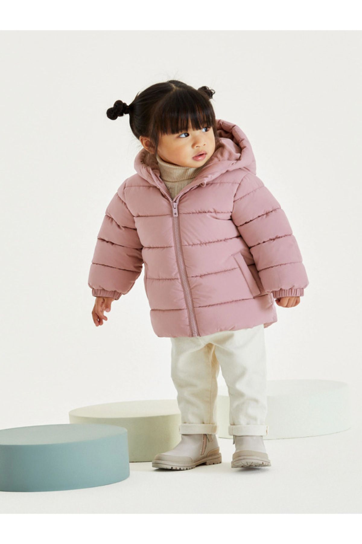Next Baby 100 Organic Cotton Hooded Fleece Lined Children s Coat ALYPM00213