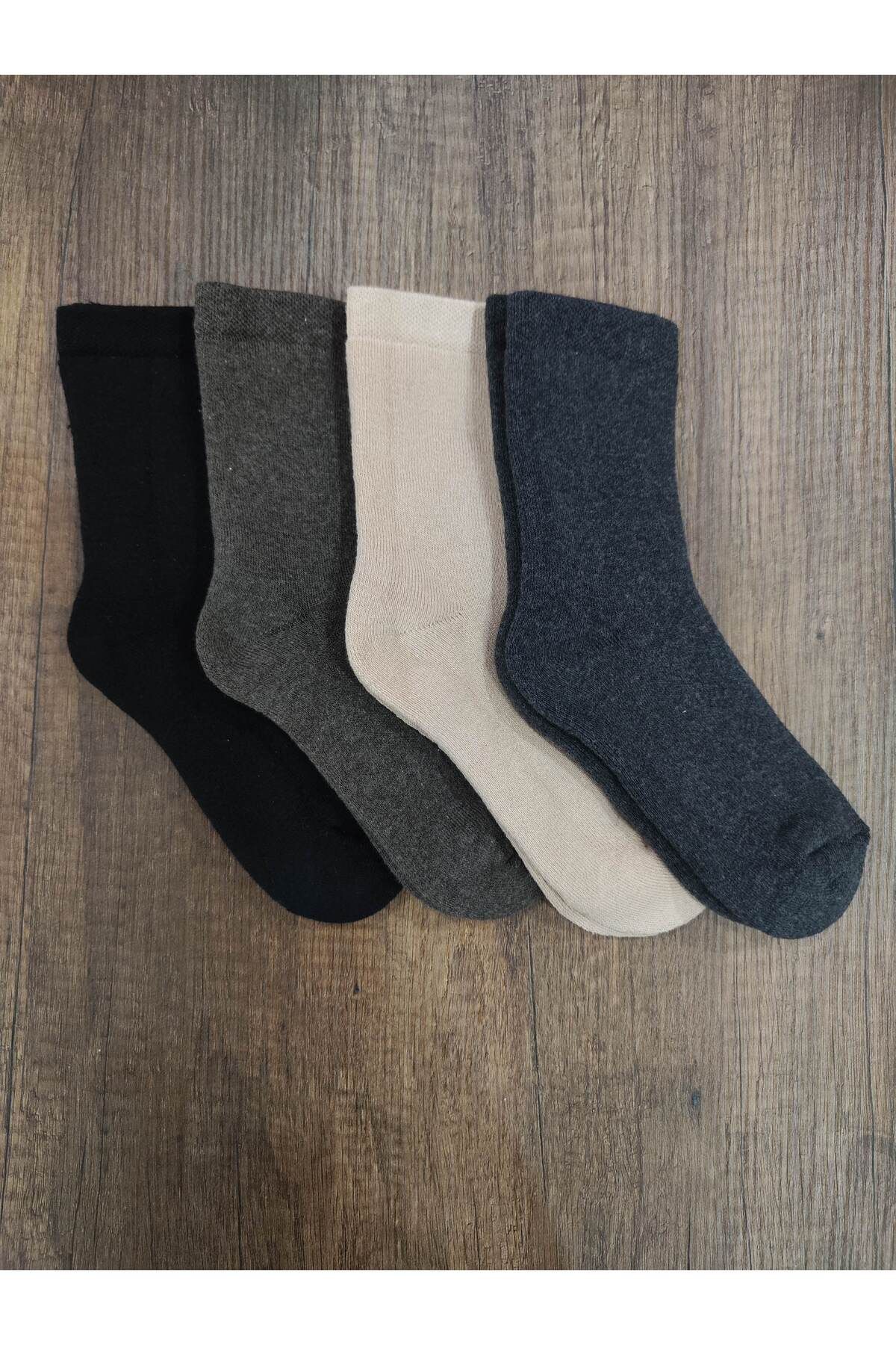 Leement socks Children s Thick Towel Thermal Socks 4 Pairs Winter