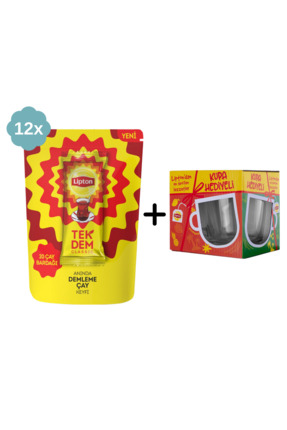 Lipton Klasik Tek Dem Çay 20li x 12 Adet + Hediye Lipton Cam Kupa