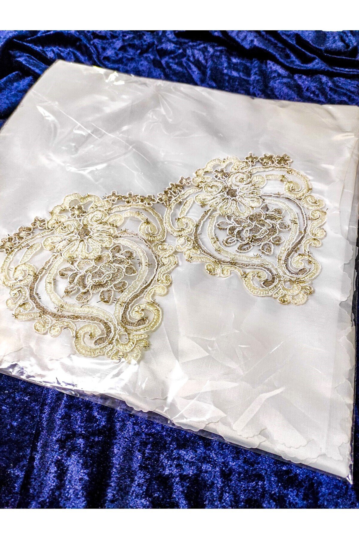 Dowry Satin Bundle, Dowry Embroidered French Lace Bundle