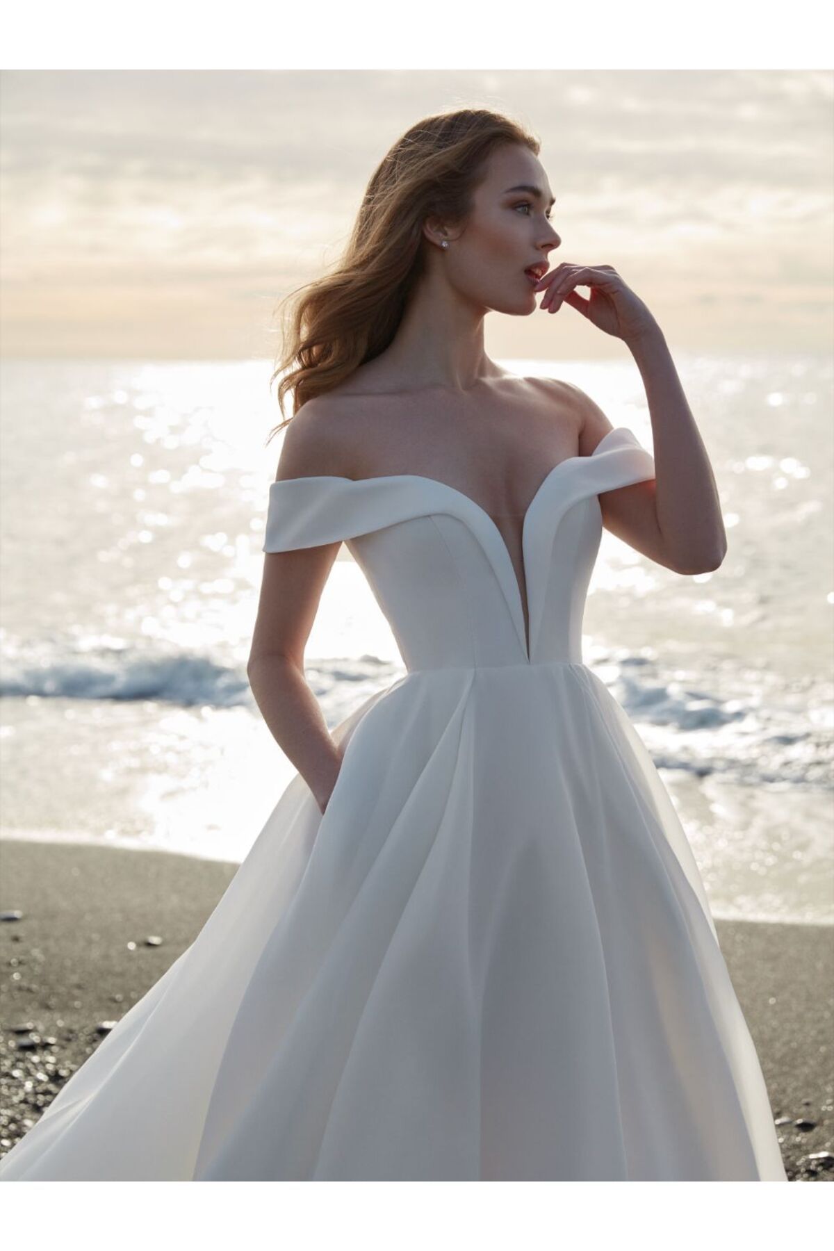 la robe de mariée en satin