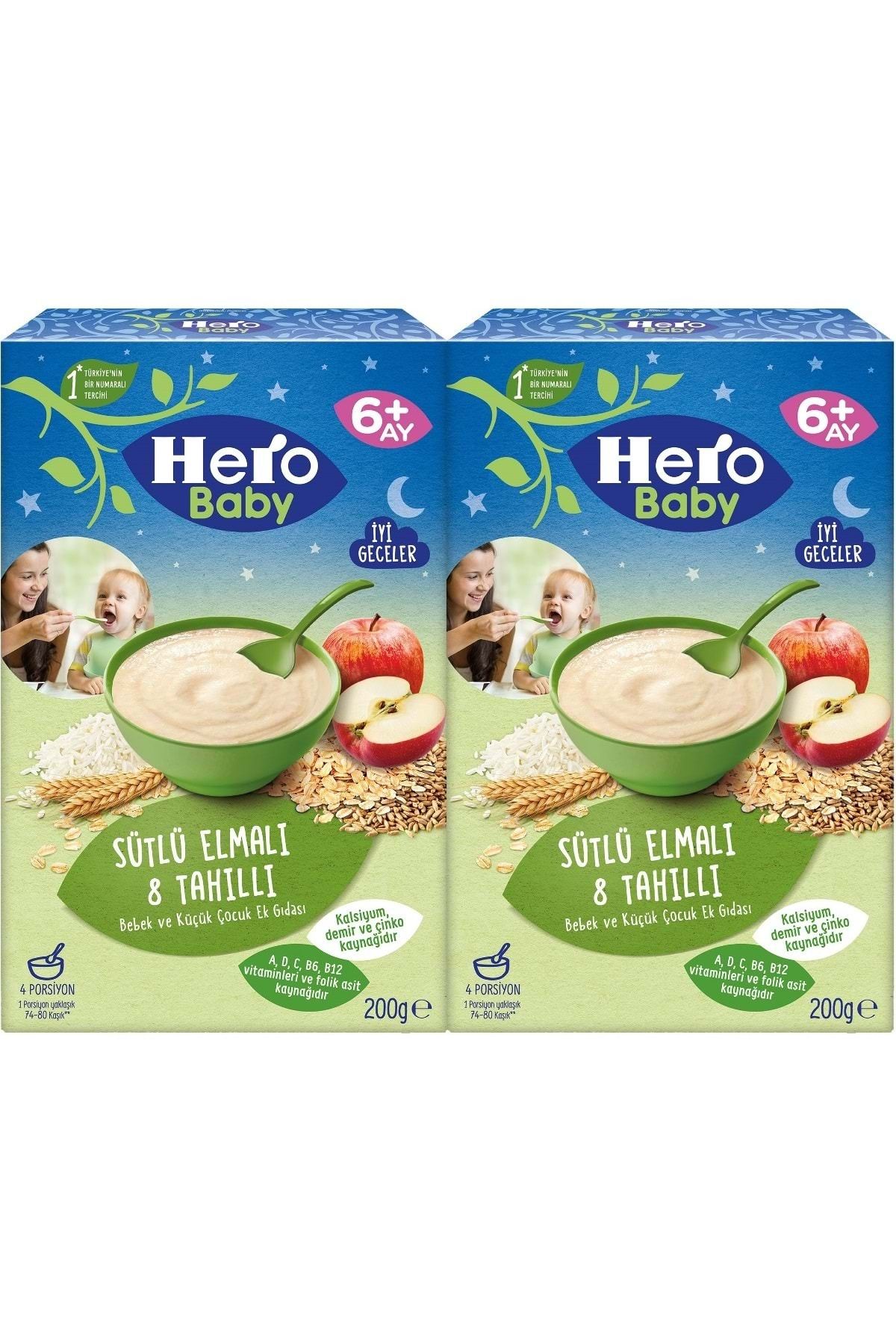 Hero Baby Sütlü Meyveli 8 Tahıllı 400 gr Kaşık Maması Fiyatları,  Özellikleri ve Yorumları