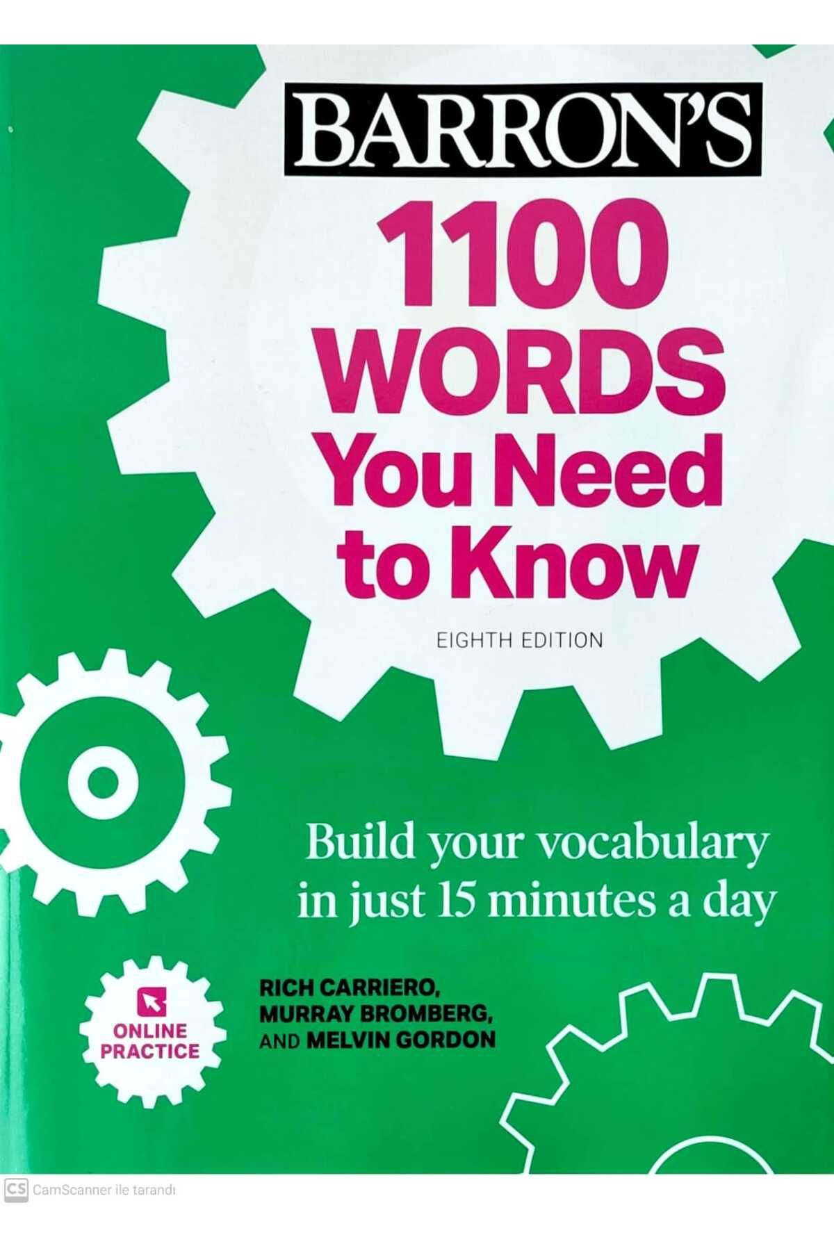 BARRON'S-Vocabulary Building with 1100 Words - Online Practice Size 15 Buttons 1