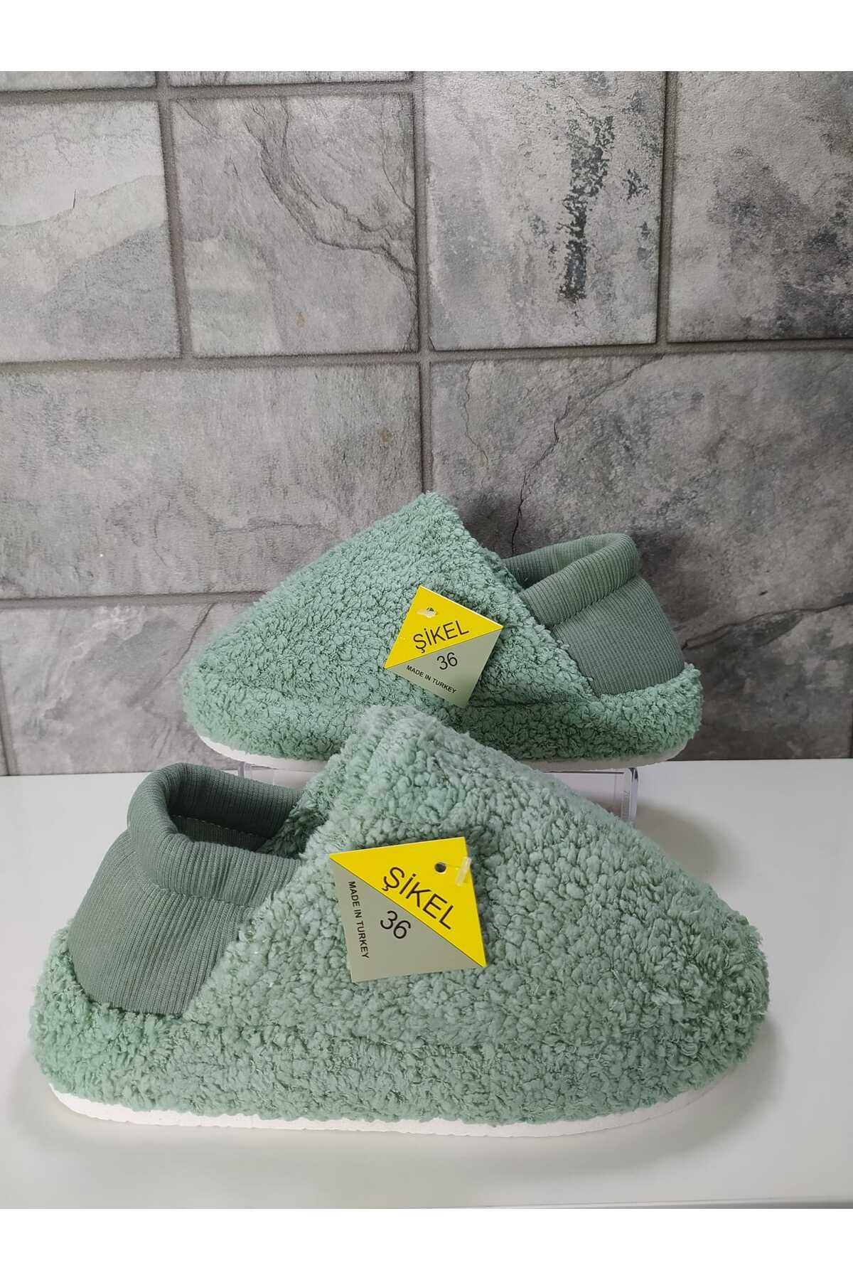 Green slippers store