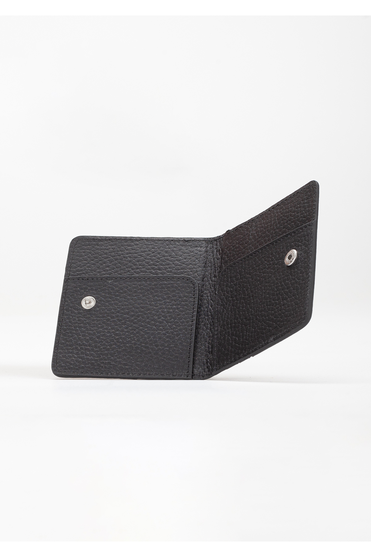 کیف پول مردانه مشکی Niki Leather | NKLHOKA اورجینال - تصویر 4