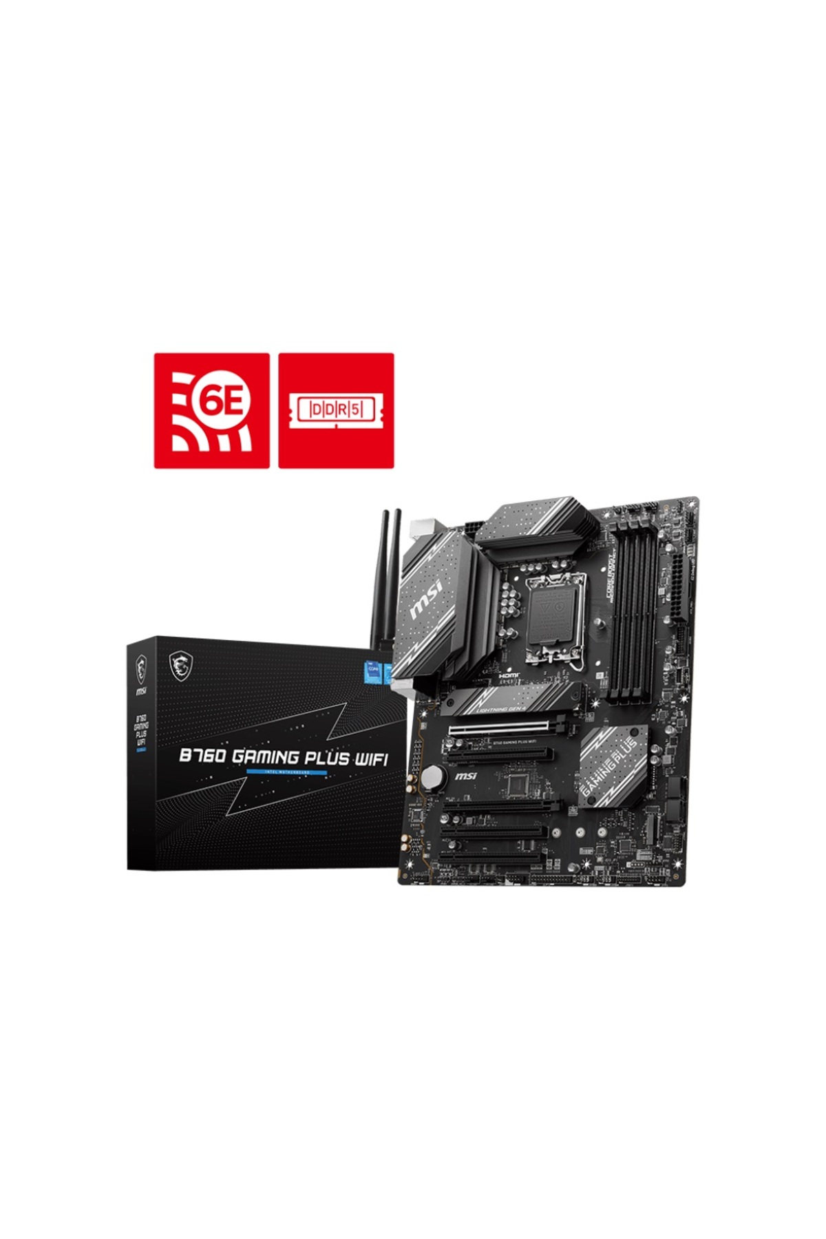 Universal Gaming Universal MSI B760 GAMING PLUS WIFI SOCKET 1700 DDR5 6800(OC) PCI-E ,M ...