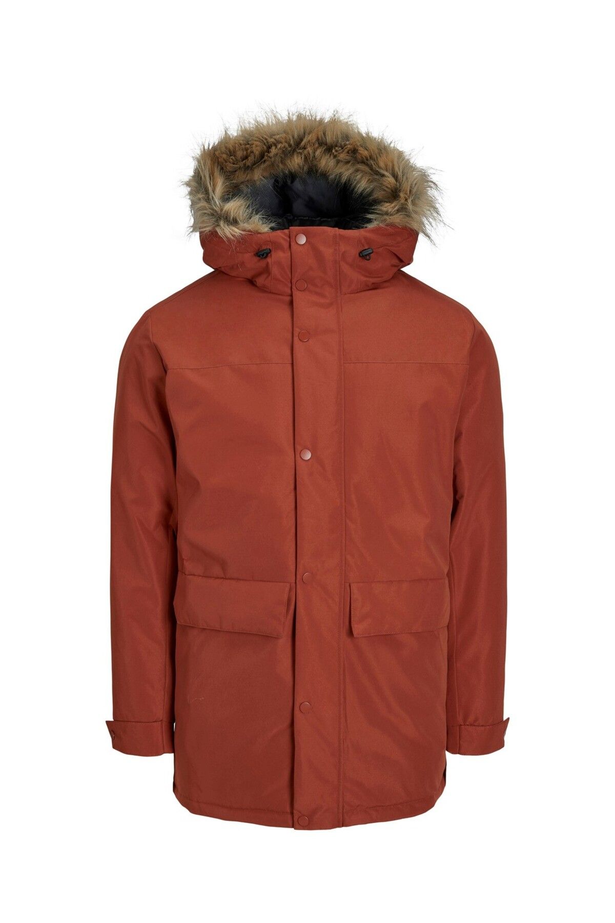 Jack and jones red parka store