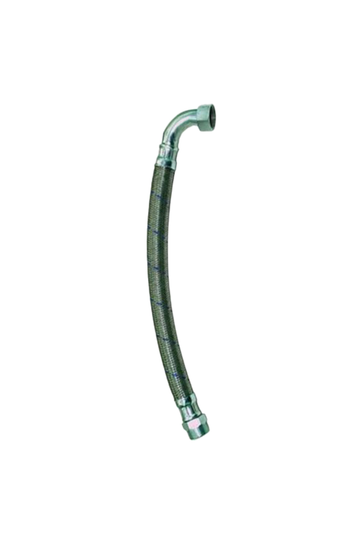 1" 16 bar Paslanmaz Örgülü Hidrofor Hortumu Dirsekli Flex Hortum (Rakor & Nipel) 70 Cm 3