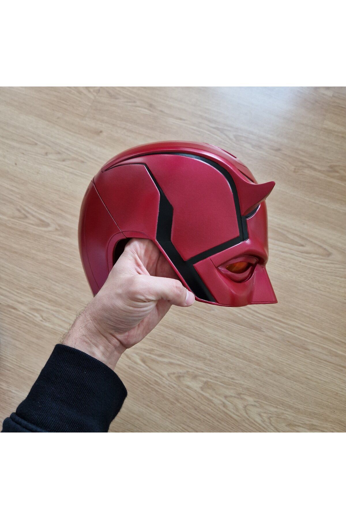 TuransoyCraft-Halloween Marvel Daredevil Mask Cosplay Daredevil Mask Wearable 2