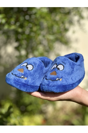 Bold Boutique Çocuk Panduf Kreş Ev Okul Ayakkabısı Yumuşak Taban Cırt Cırtlı ...