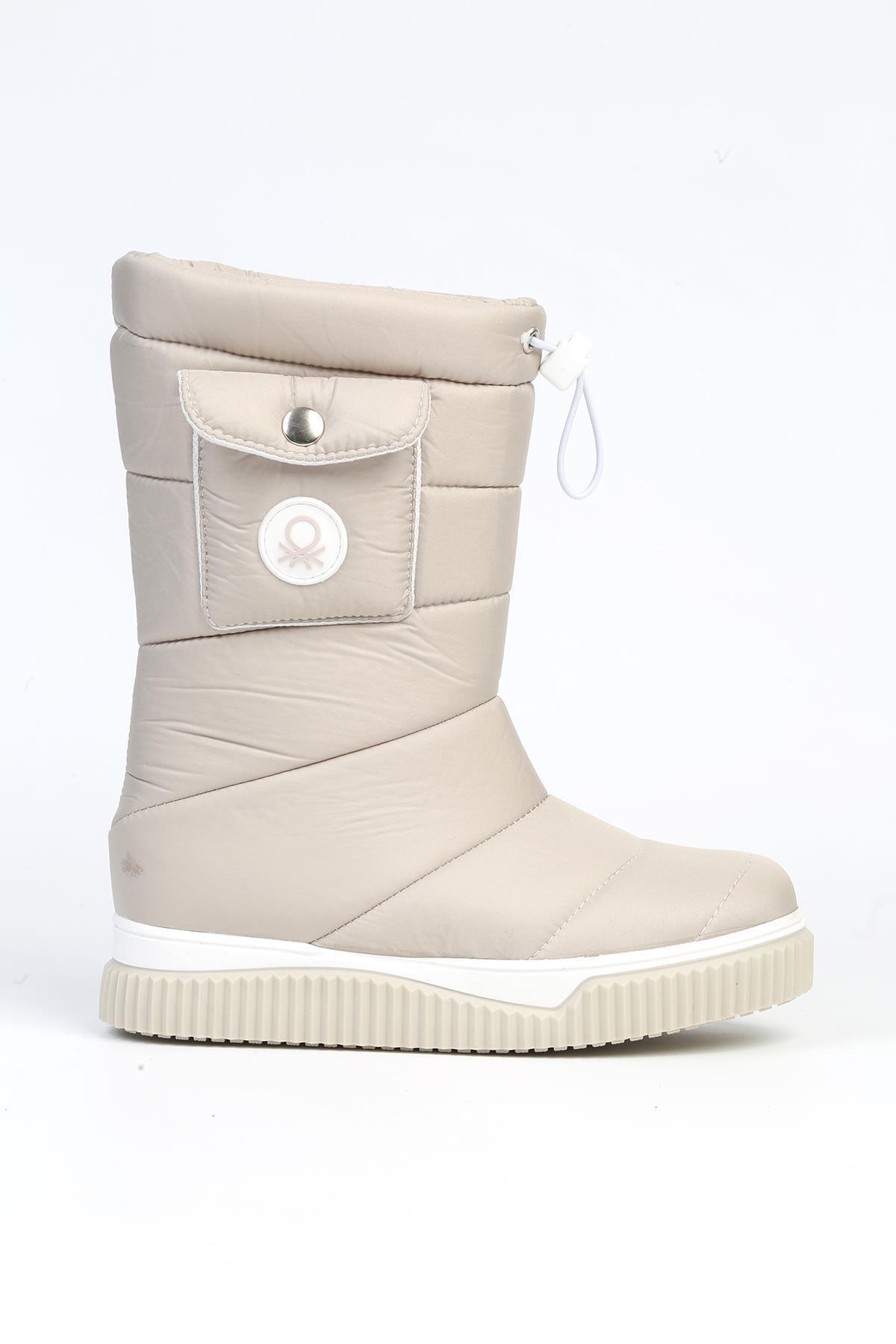 Benetton ® |BN-50026 - 3256 Bej - Kadın Bot