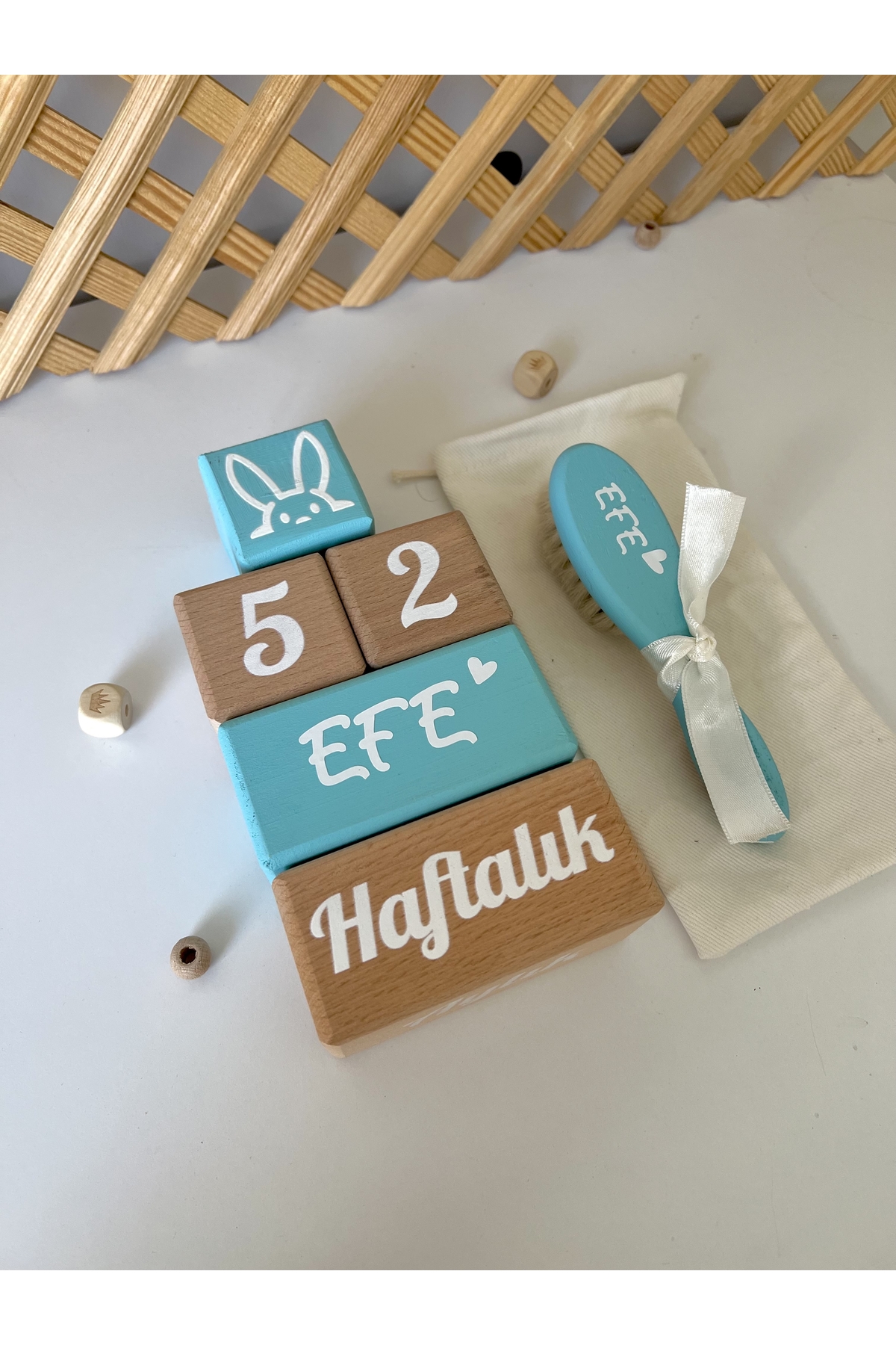 mogokids İsimli bebek anı seti mavi fotoğrafı 2 (önizleme)