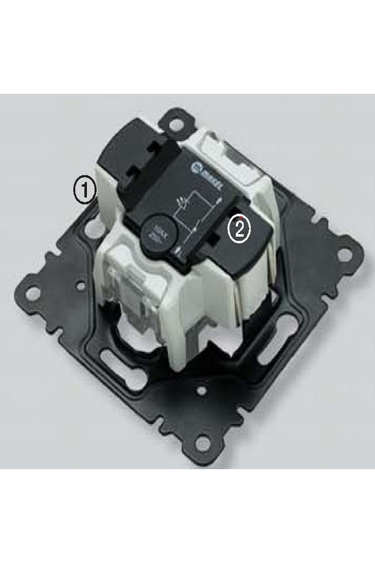 MAKEL-Cellia Module Illuminated Commutator (Without Frame - Without Cover) 1