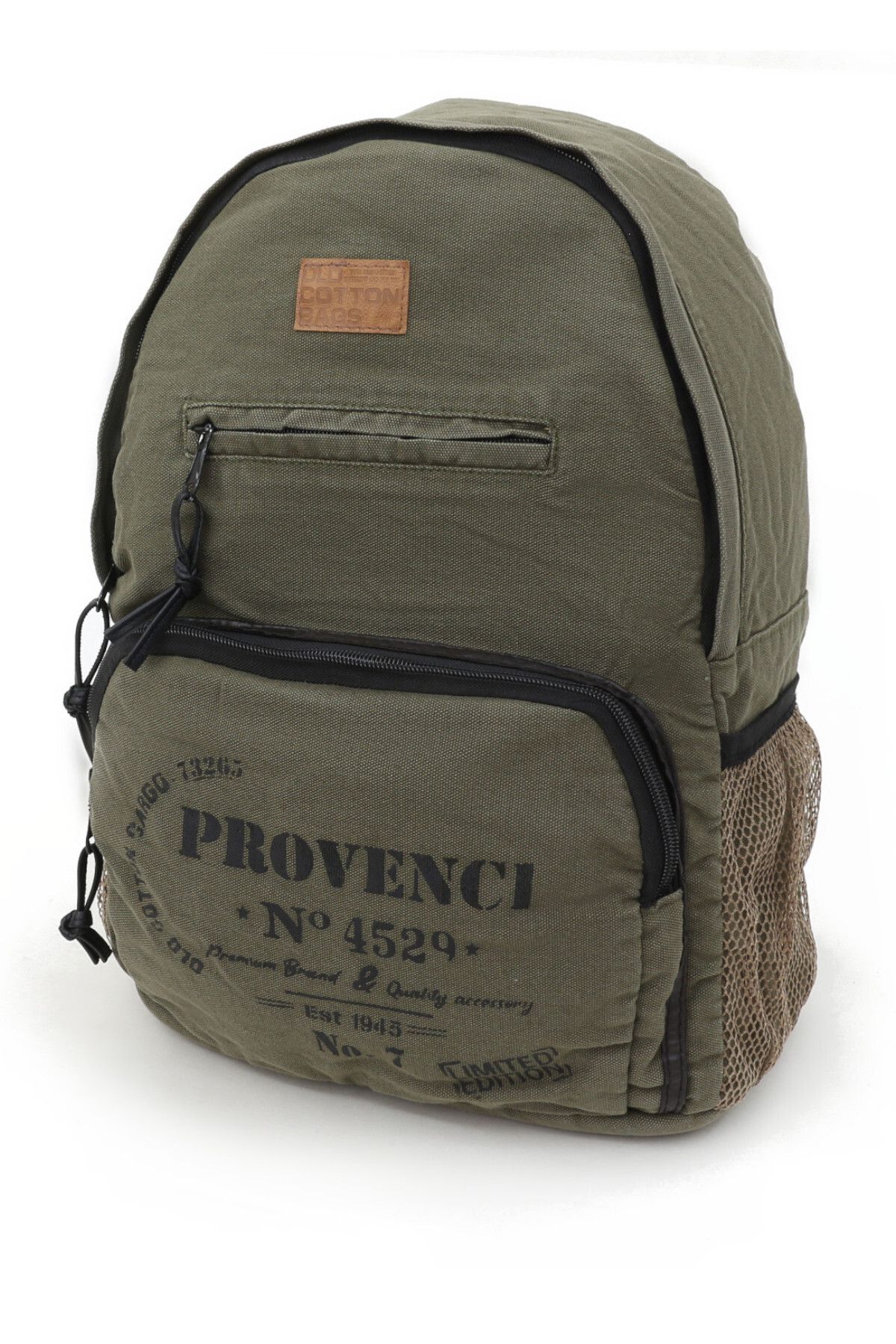 Old Cotton 7054 New North Dokato Khaki Green Cotton Canvas School