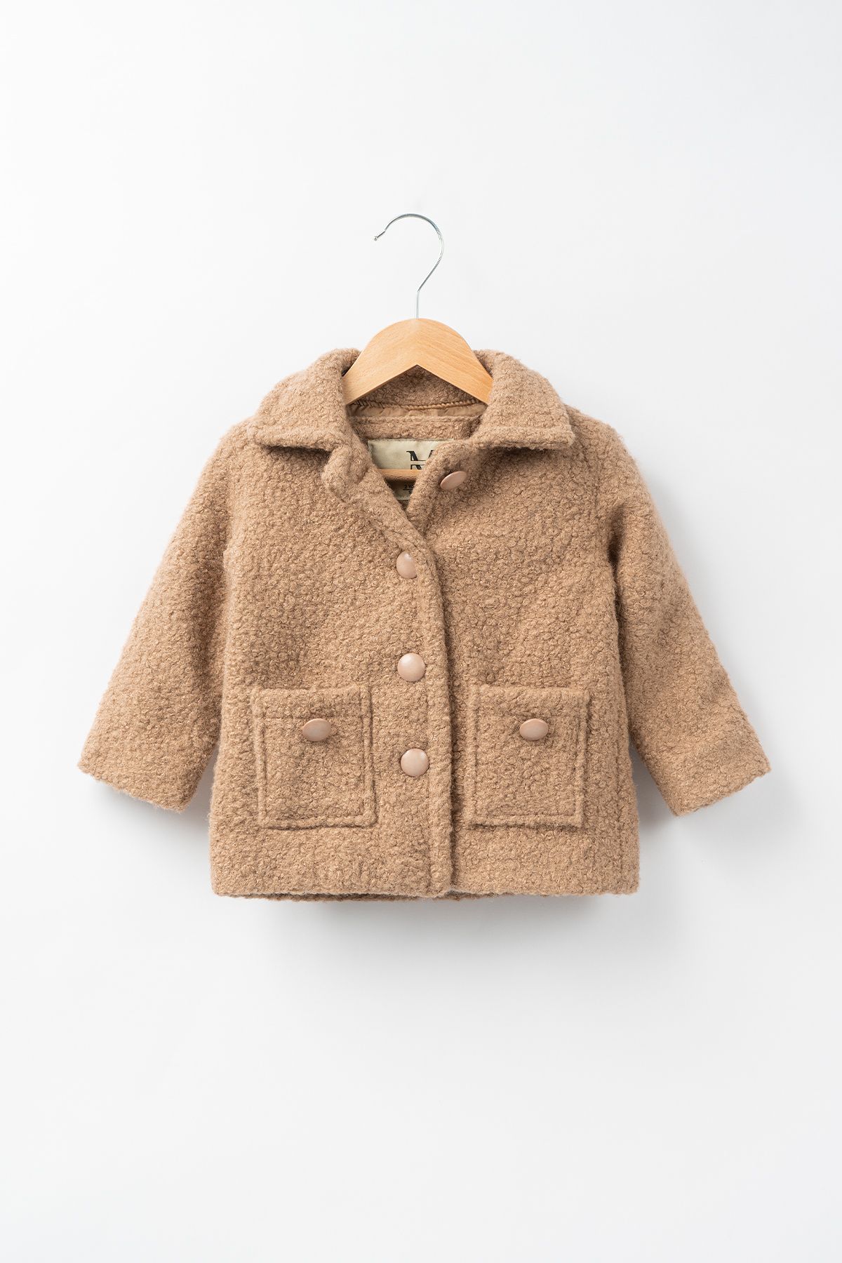 Zara teddy coat brown cheap