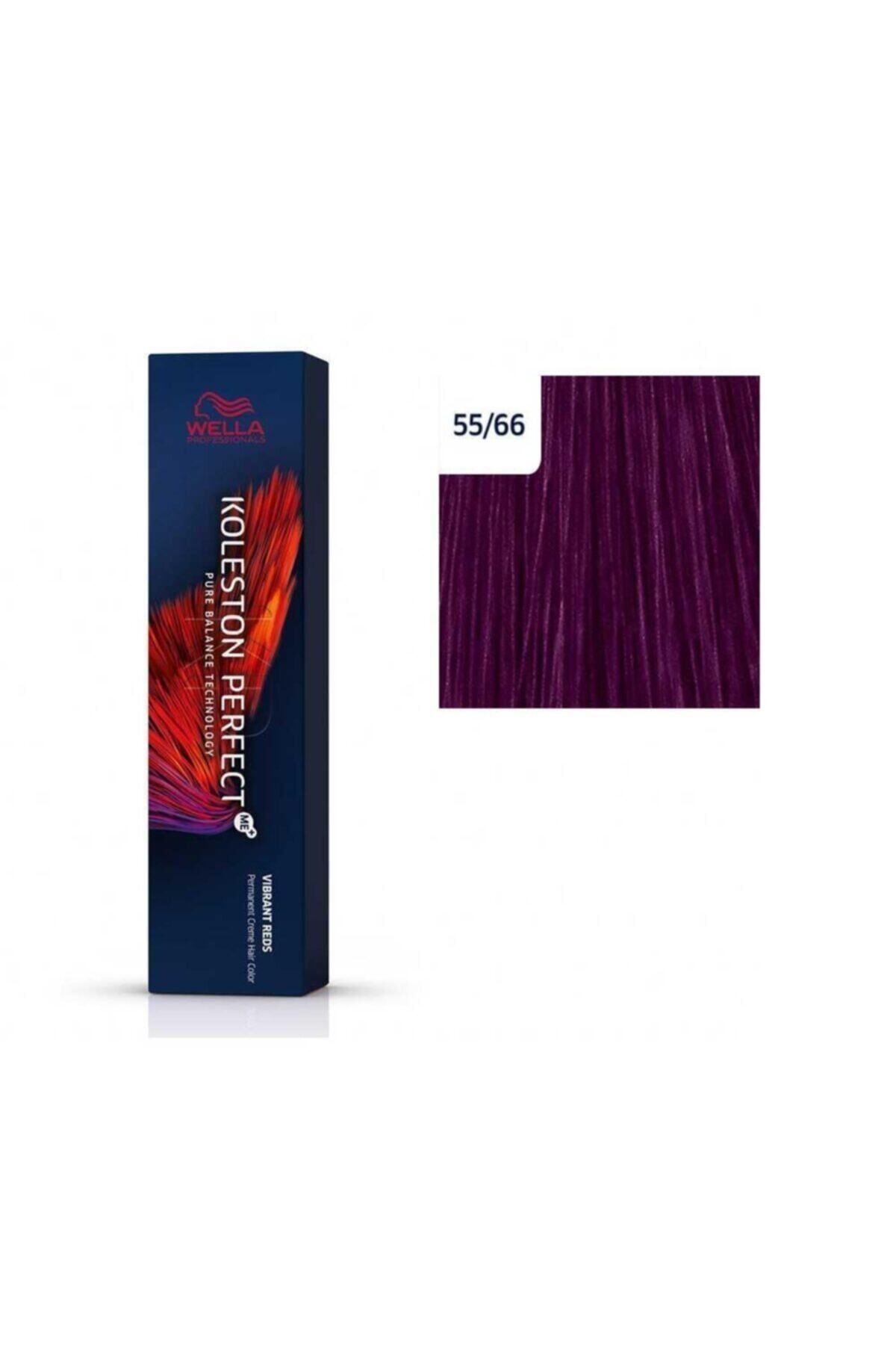 رنگ مو سفید مردانه و زنانه Koleston Perfect Me+ Reds پر جنب جوش 55 66 تیره Red 60ml Wella