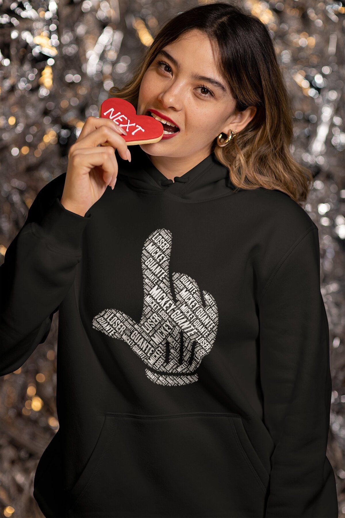 Mickey mouse hands on sale hoodie