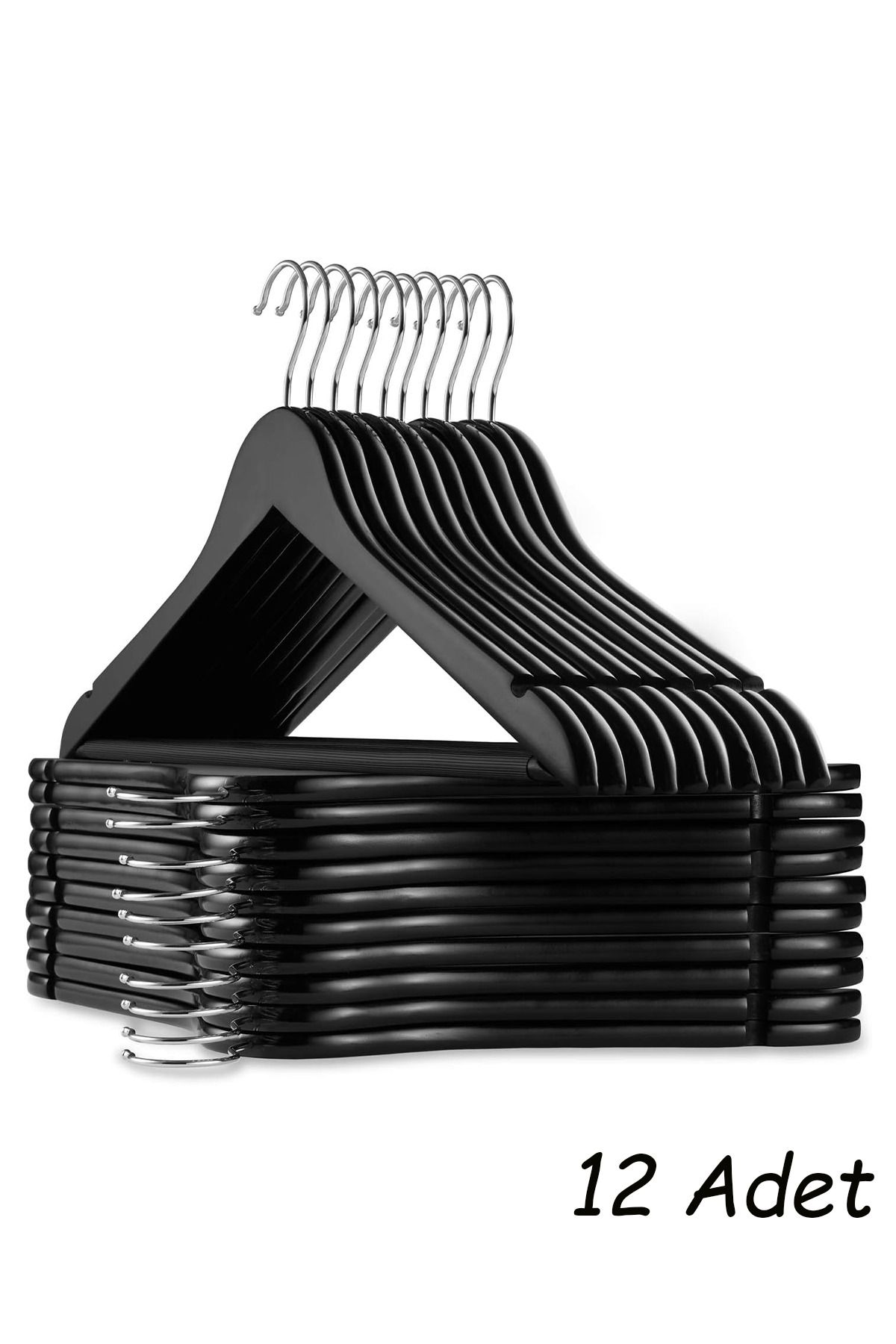 Black 2025 plastic hangers