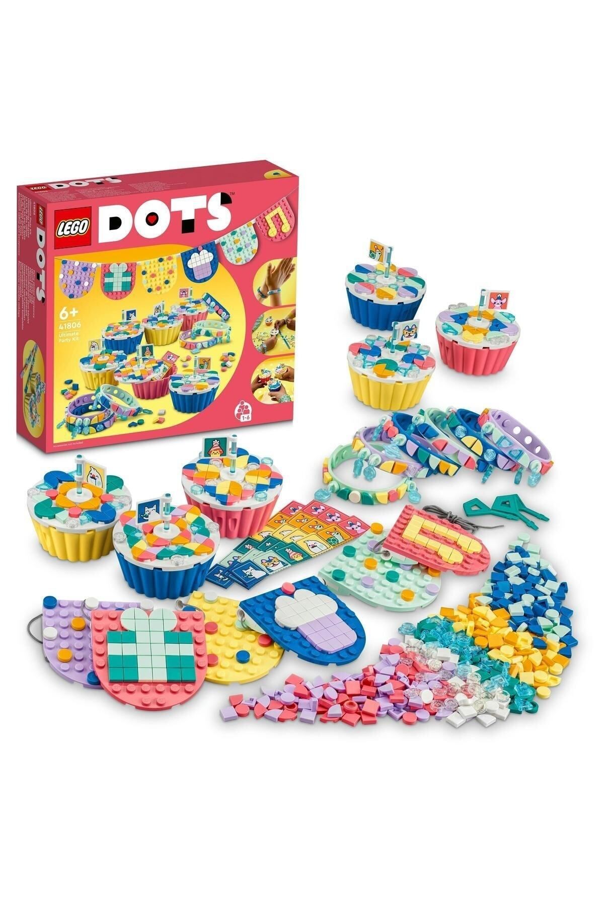 LEGO ® DOTS Amazing Party Set 41806 — Креативный набор украшений для детей своими руками (1154 детали)