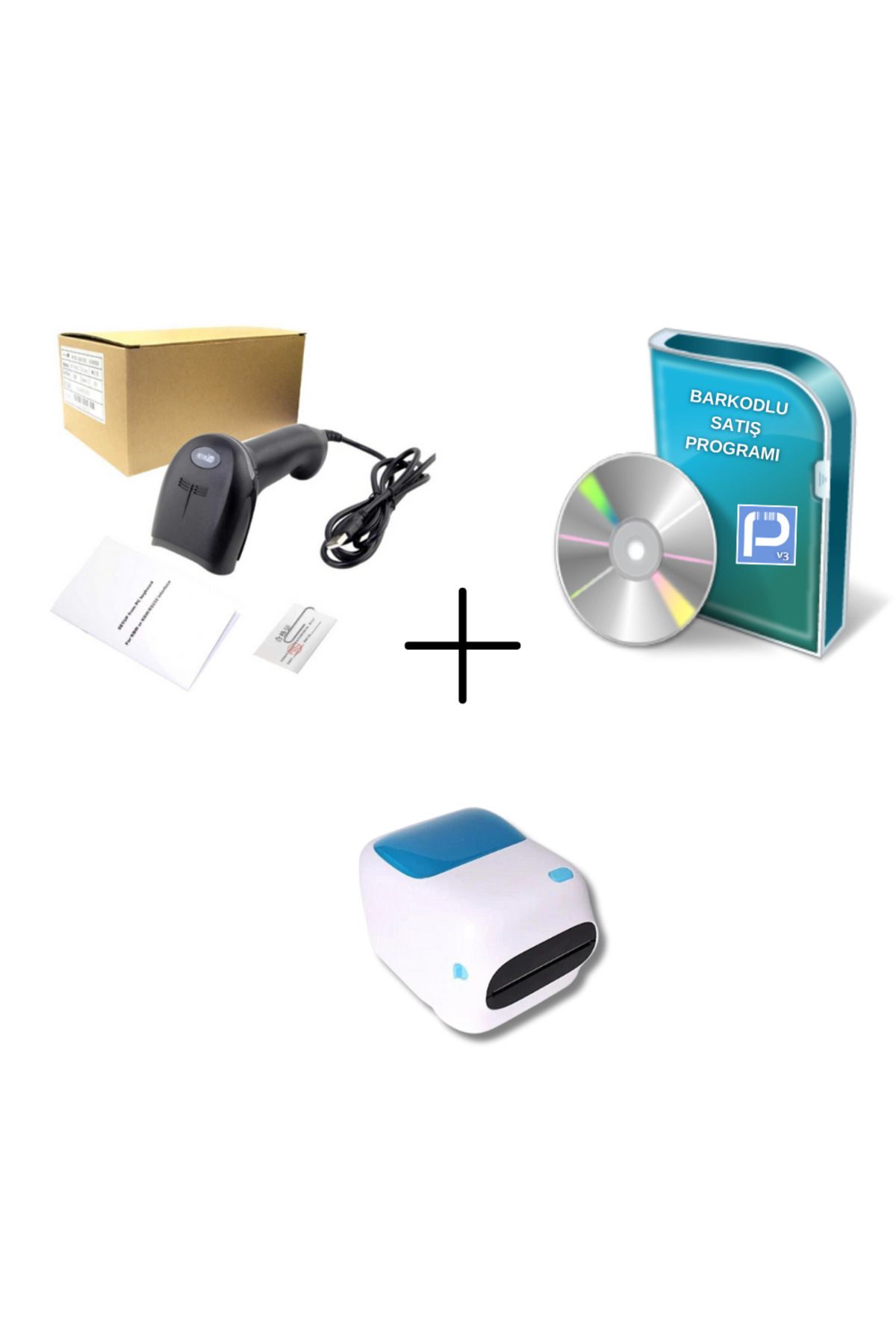 POSA-BARCODE SYSTEM FOR BUSINESS (LABEL WRITER+PROGRAM+BARCODE READER) 4