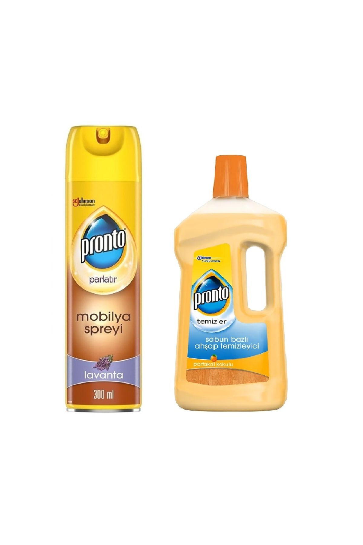 Pronto Ahşap Mobilya Spreyi Lavanta 300 ml 750 ml Portakal Kokulu Ahşap Temizleyici