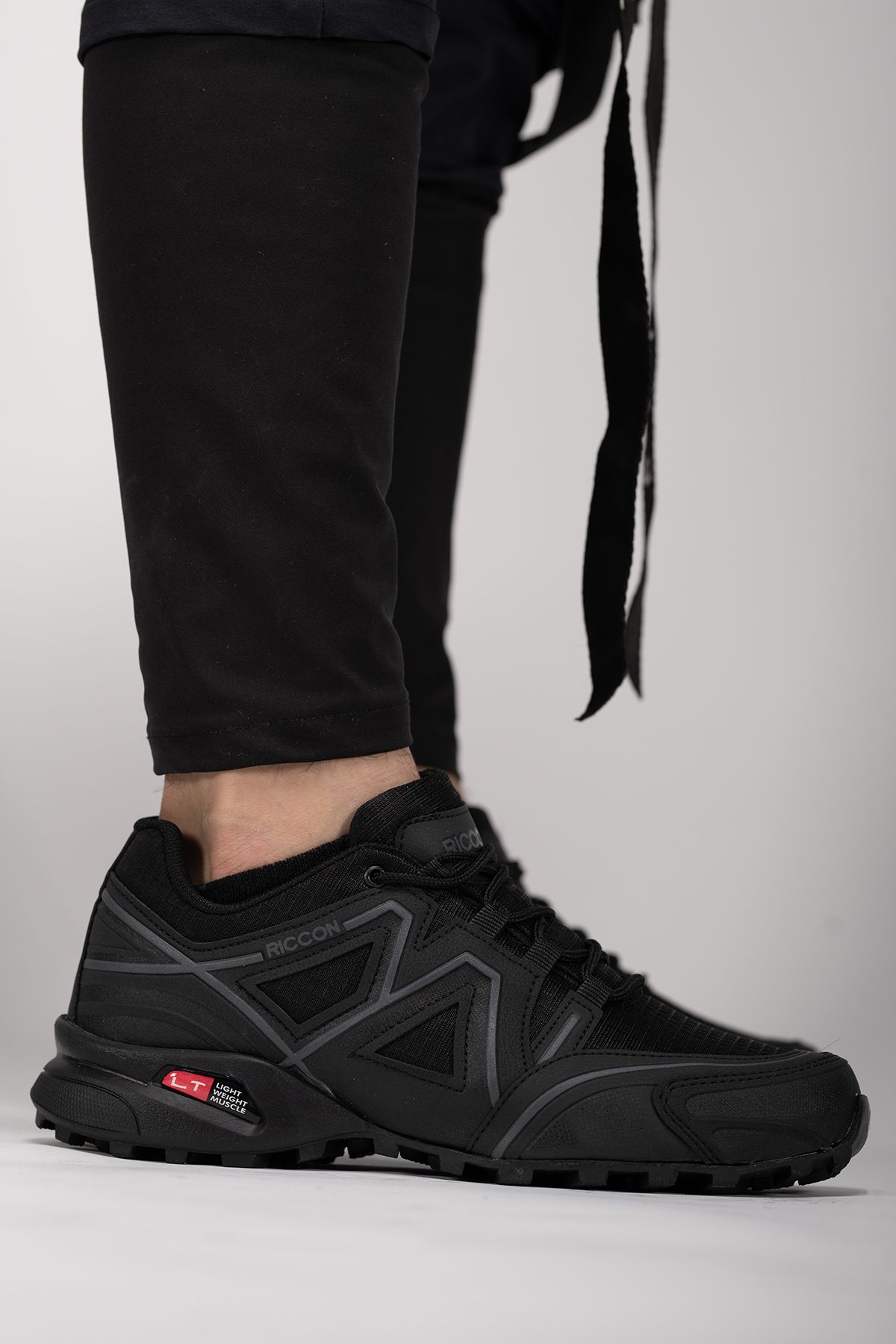 Riccon-Elsdraes Herren Trekkingschuhe0012722 Schwarz Geräuchert 3