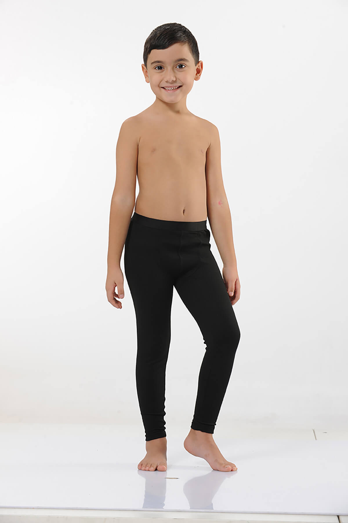 bonbonetti chocolate baby&kids Unisex Çocuk Siyah Termal Body MKT2005G fotoğrafı 2 (önizleme)