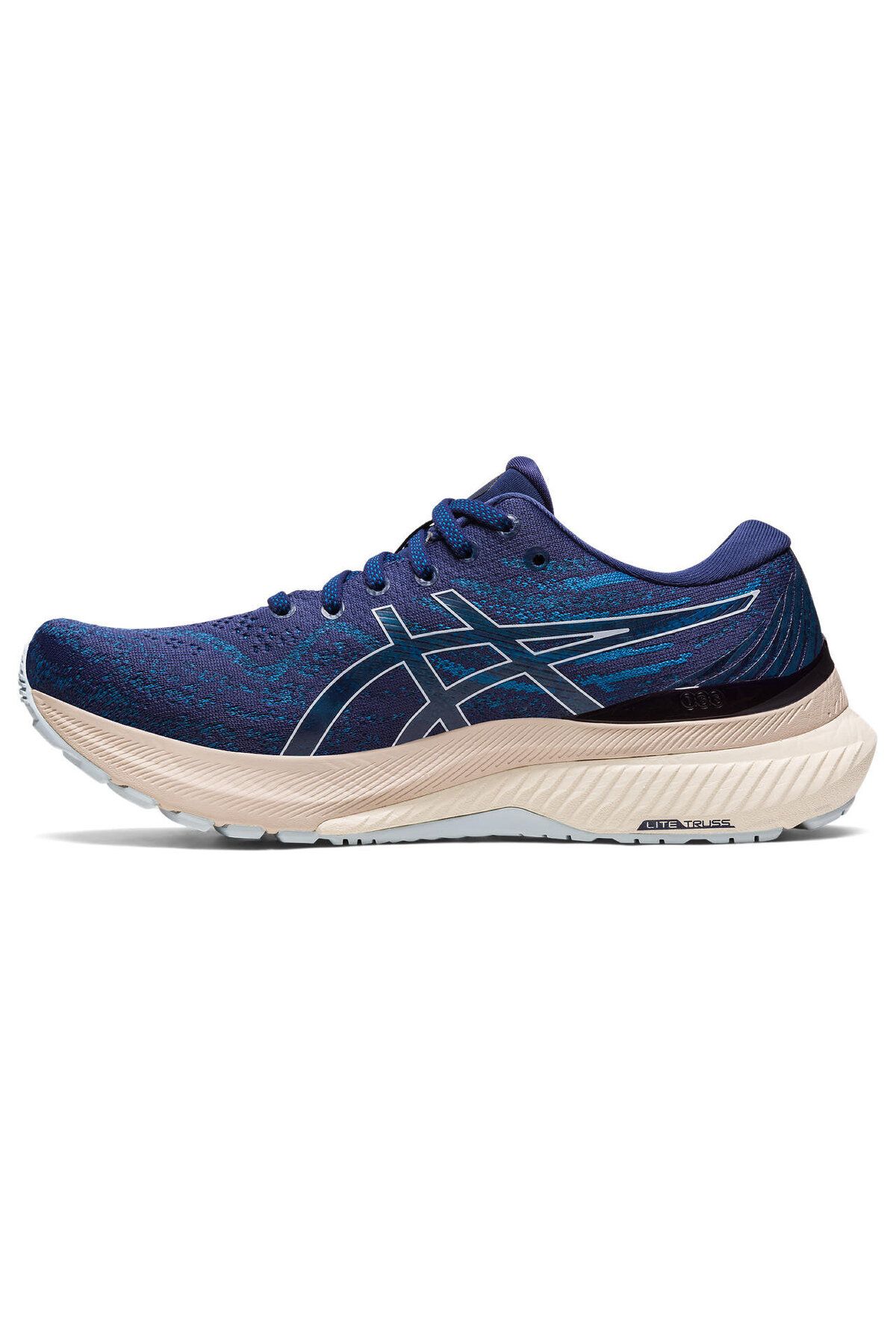 Asics ژل کایانو 29 کفش دویدن آبی سرمه ای زنانه