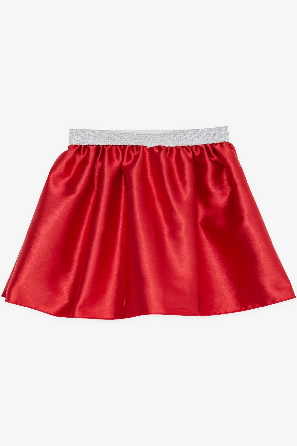 Breeze Girl s Satin Skirt with Elastic Waist Glitter 1 4 Years