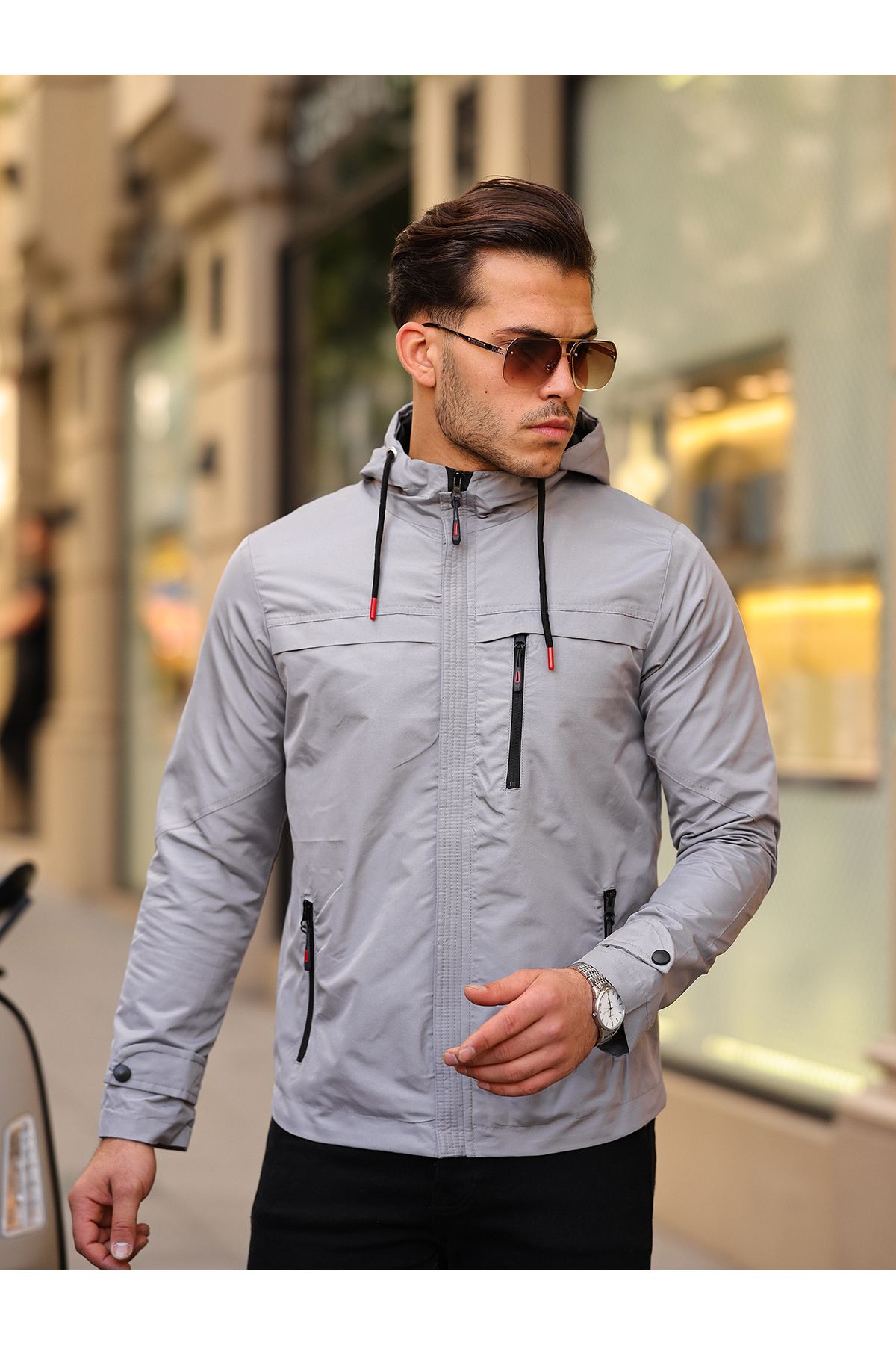 Gentleman's raincoat discount