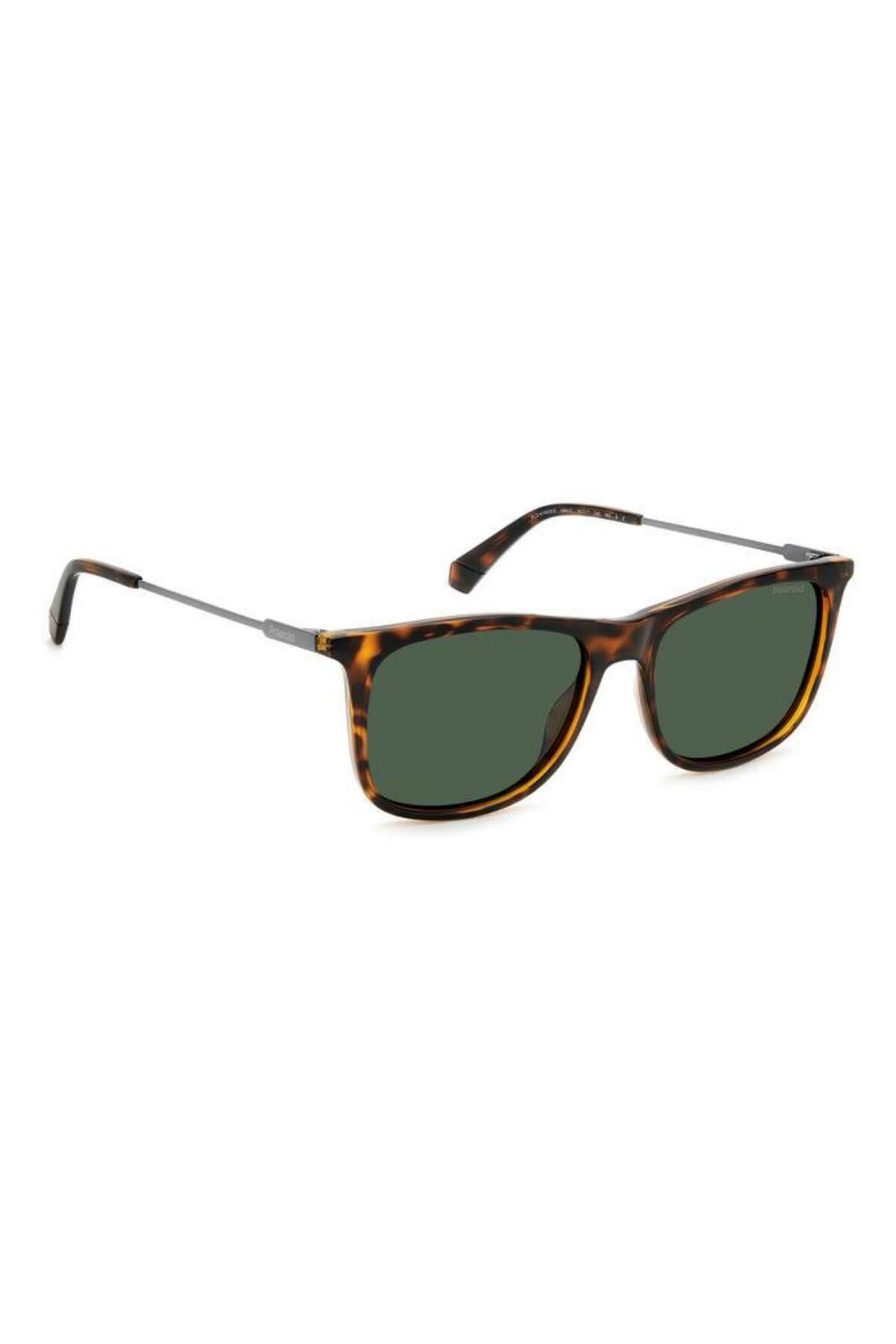 عینک آفتابی چند رنگ مردانه پلاریزه پولاروید PLD 4145 S X 086UC 55 Polaroid
