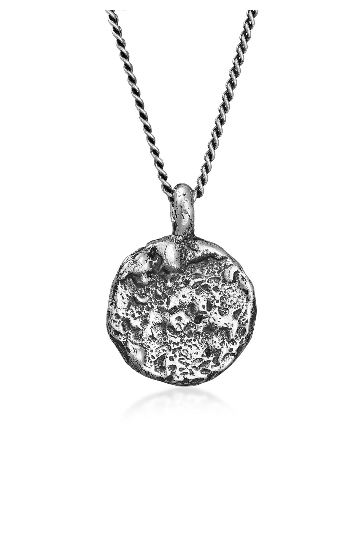 HAZE & GLORY Halskette Coin Anhänger - Here and Now 925 Silber - Trendyol