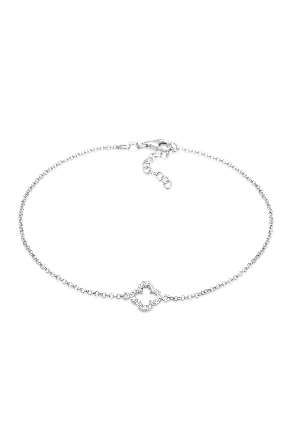 ELLI Fußschmuck Kleeblatt Zirkonia Glücksymbol Talisman 925 Silber -  Trendyol