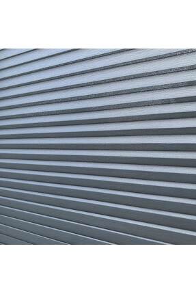 Persis Pliper K. Gri - Yapışkanlı - Eni Boyundan Büyük - Cam Balkon Perdesi 3...