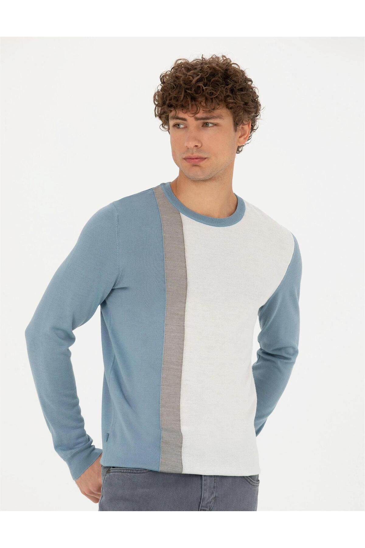 Pierre Cardin Dark Blue Slim Fit Sweater EL FSU BUT KHOME