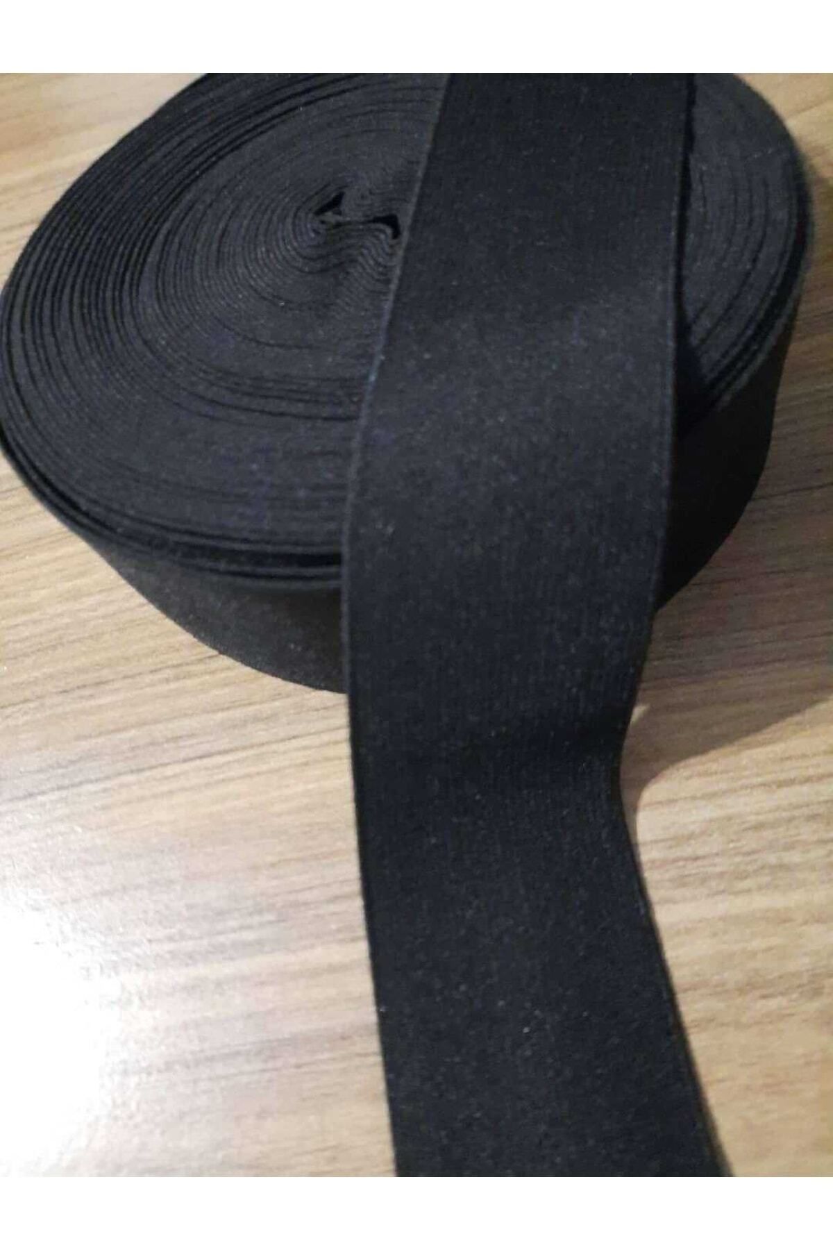 mrtbilisim-Cauciuc cu talie neagră de 10 metri - 3 cm pentru picioare și elastic pentru rochie 1 pachet 3